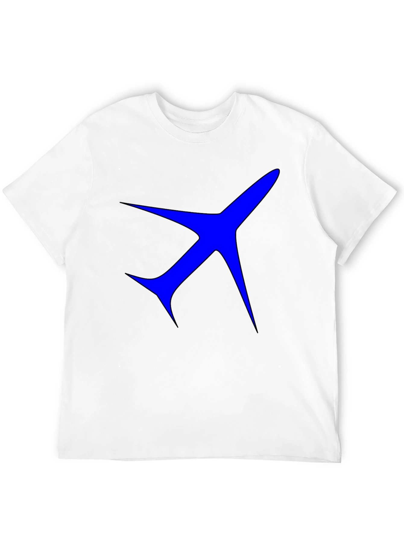 Airplane Graphic Black T-Shirt