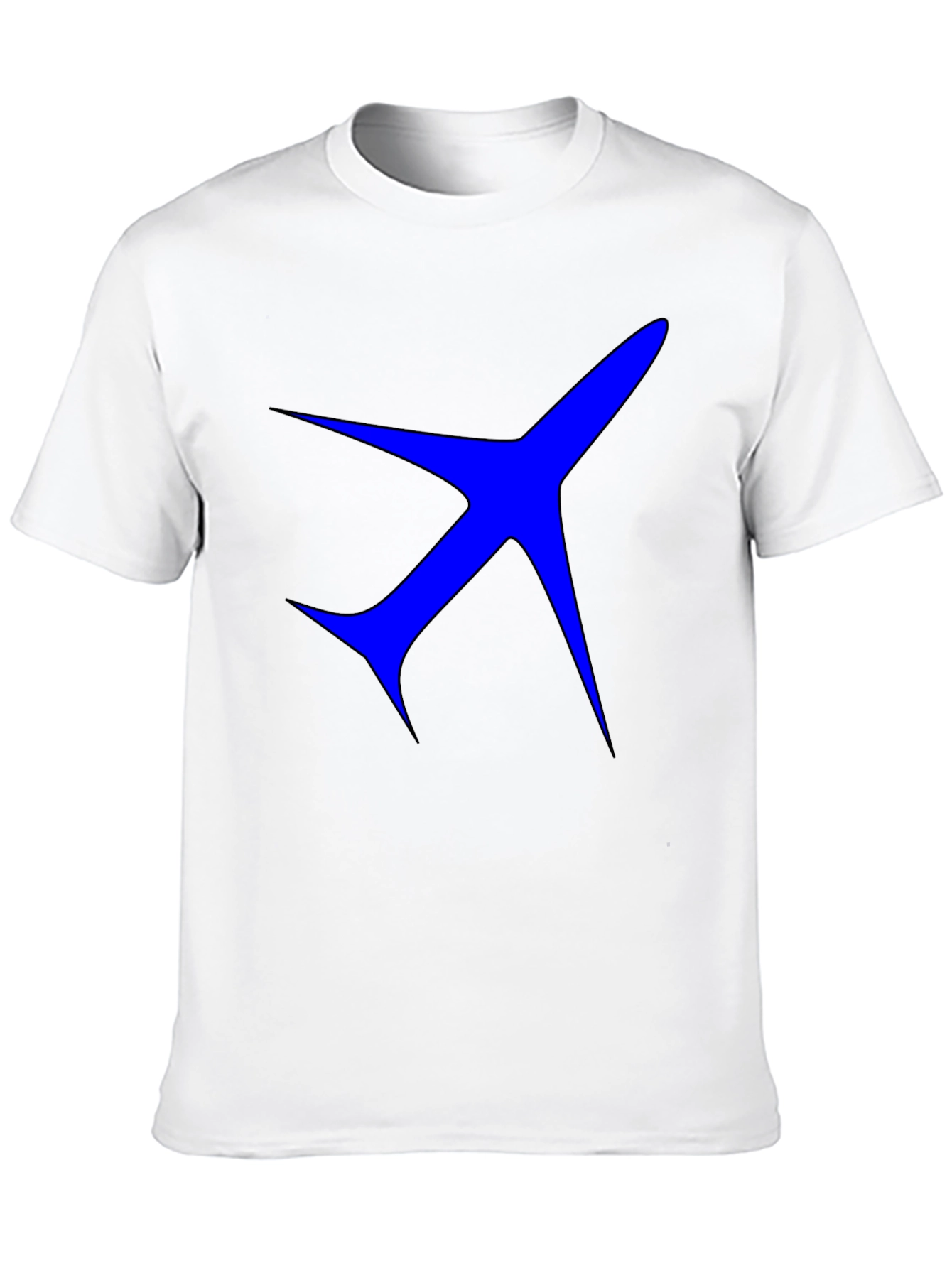 Airplane Graphic Black T-Shirt