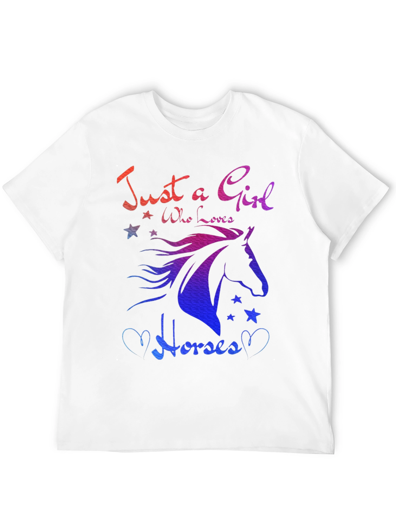 Just A Girl Who Loves Horses Graphic Tee