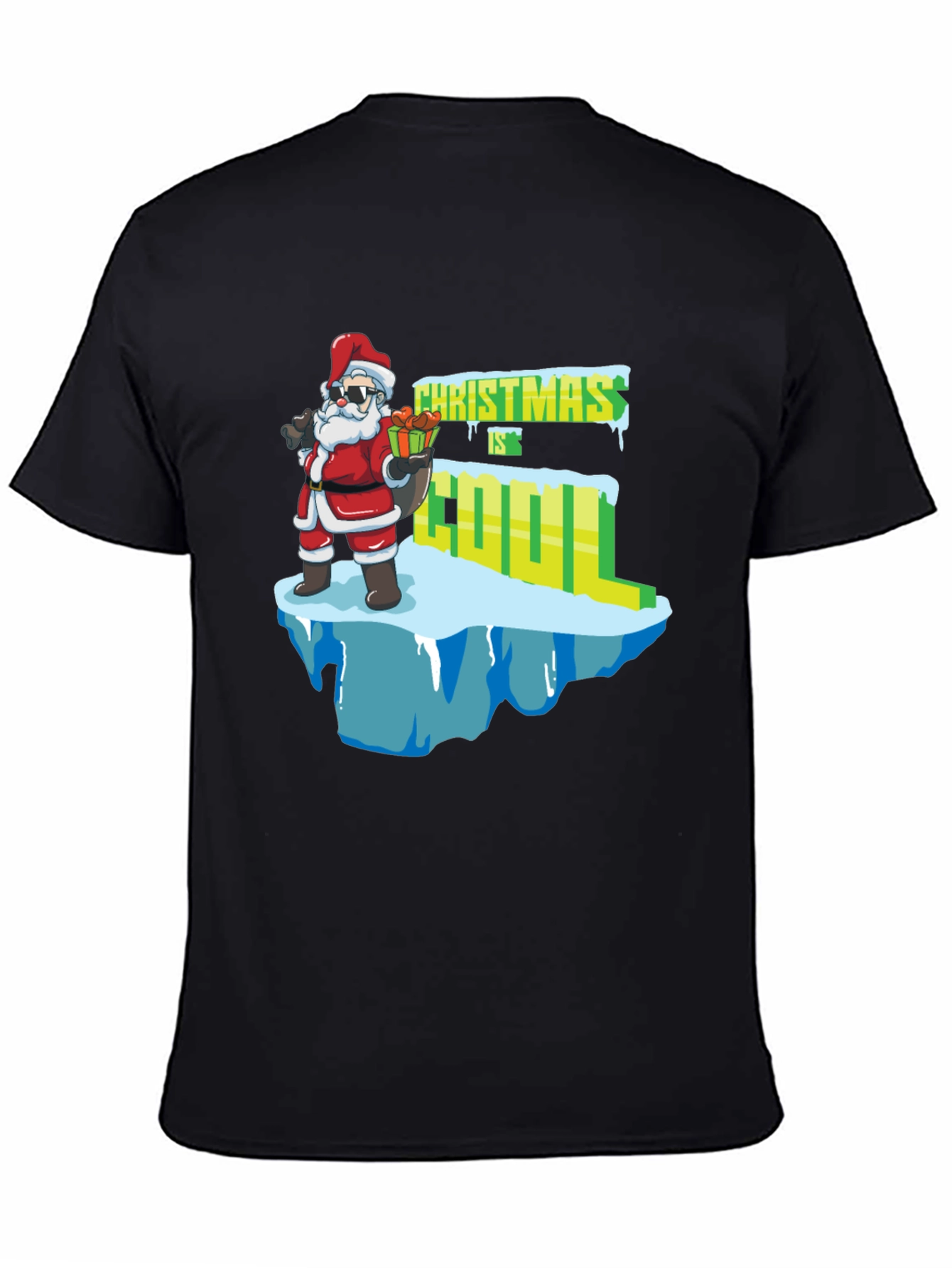 Christmas is Cool T-Shirt Santa Claus Graphic Tee