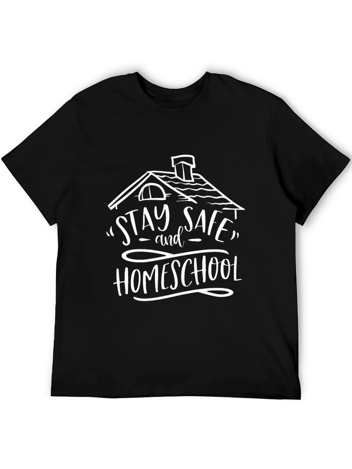 Stay Safe Homeschool Black T-Shirt