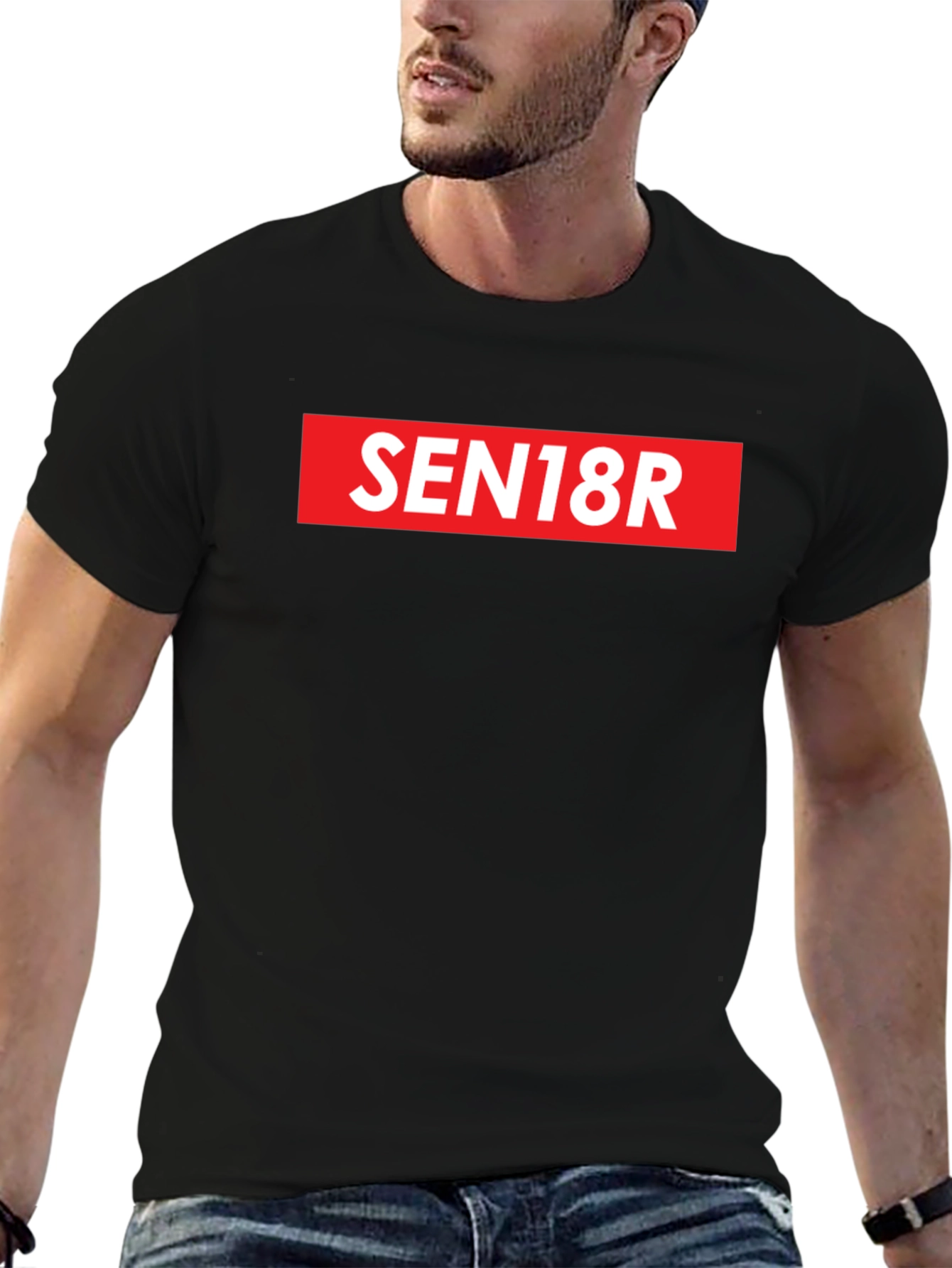 SEN18R Graphic Tee - Bold Statement T-Shirt