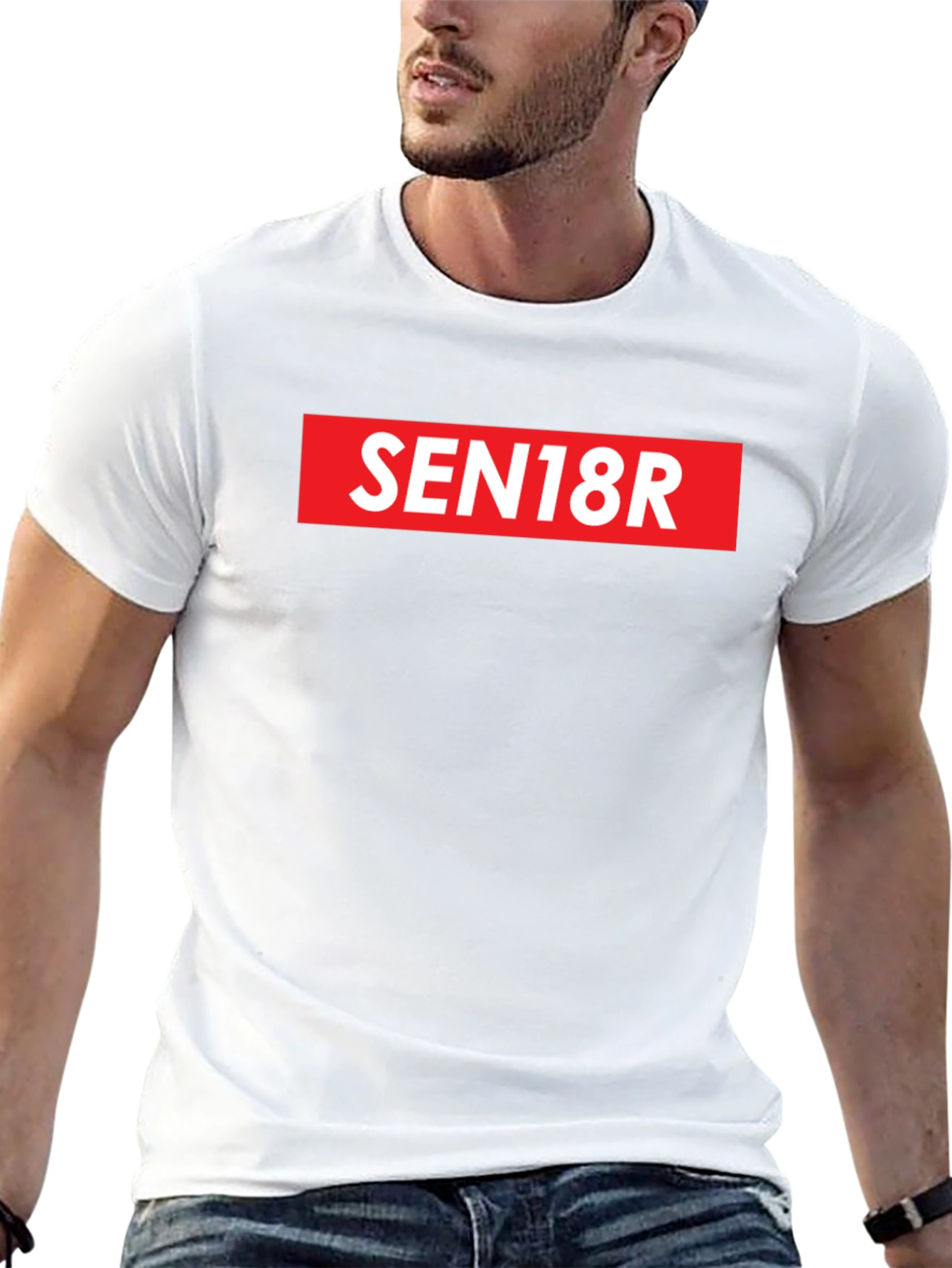 SEN18R Graphic Tee - Bold Statement T-Shirt
