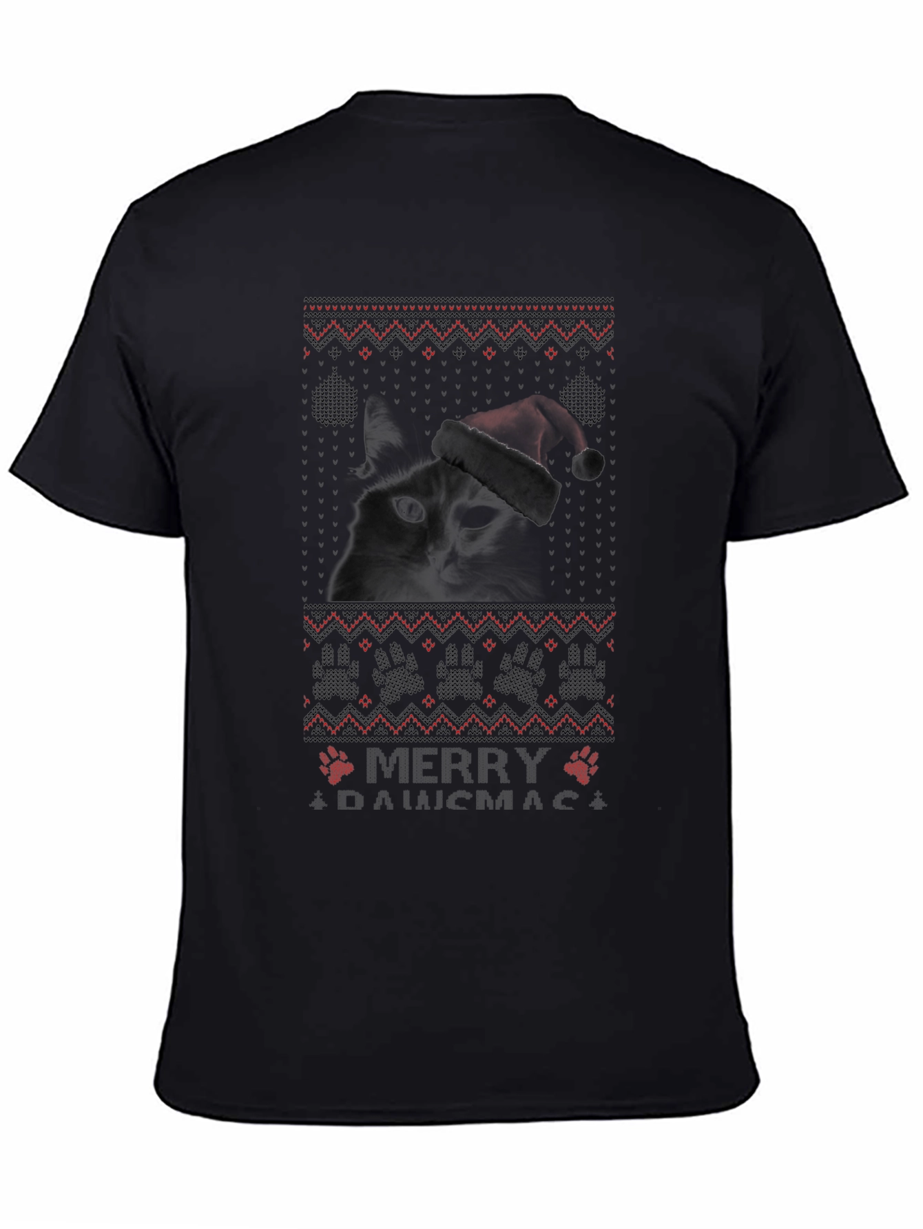 Merry Daiwcmac Dog Ugly Christmas Sweater T-Shirt