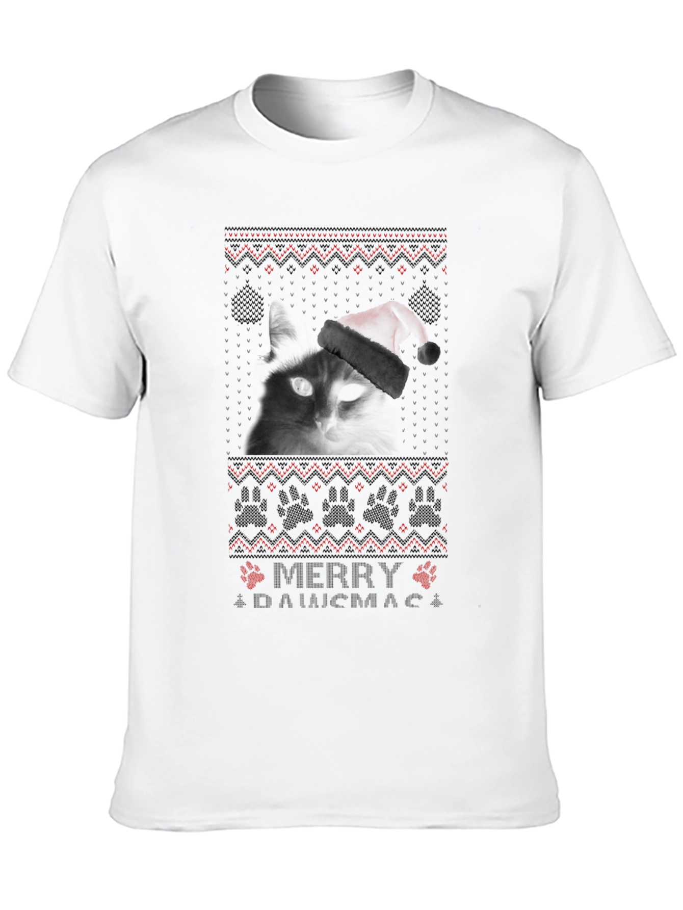 Merry Daiwcmac Dog Ugly Christmas Sweater T-Shirt