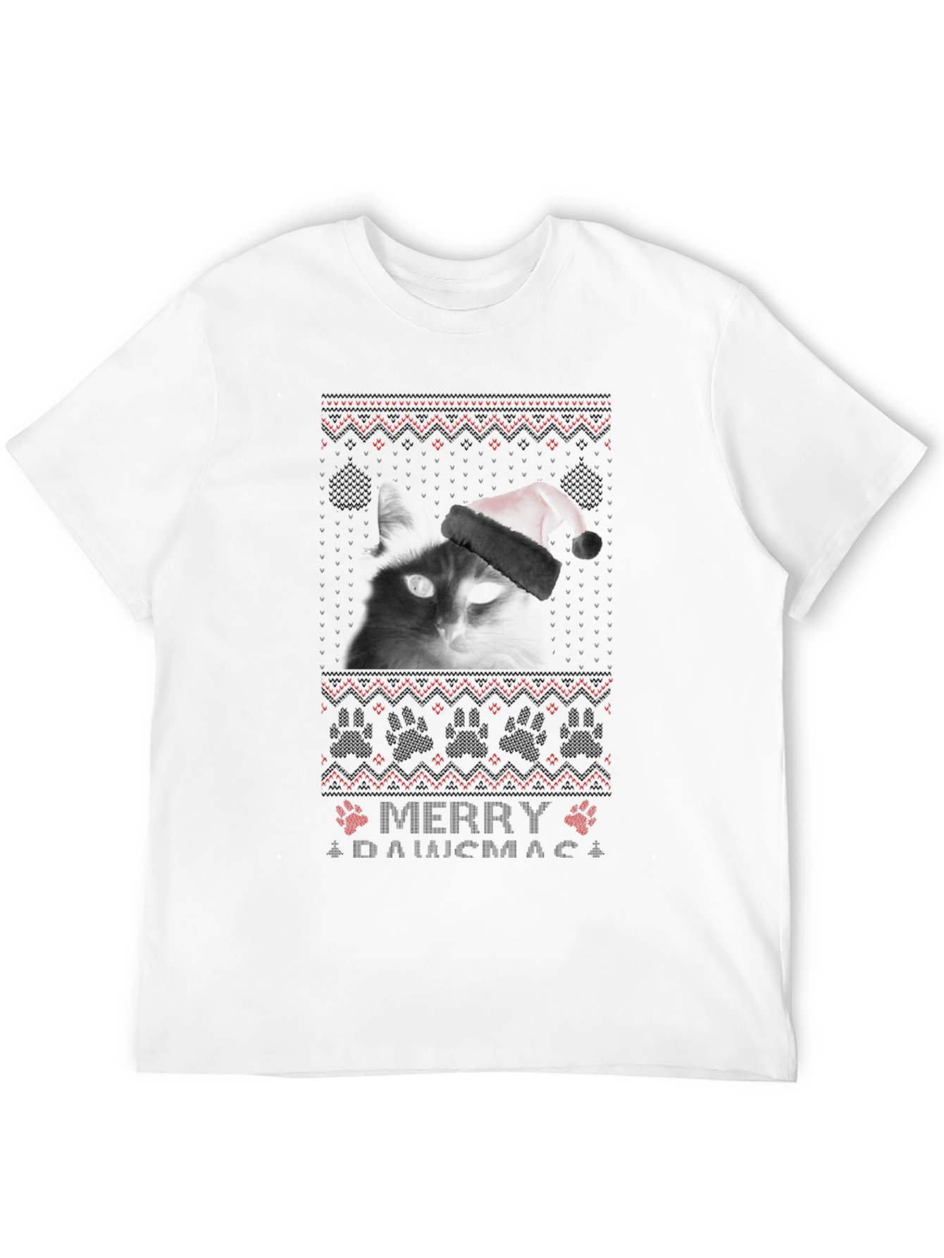Merry Daiwcmac Dog Ugly Christmas Sweater T-Shirt