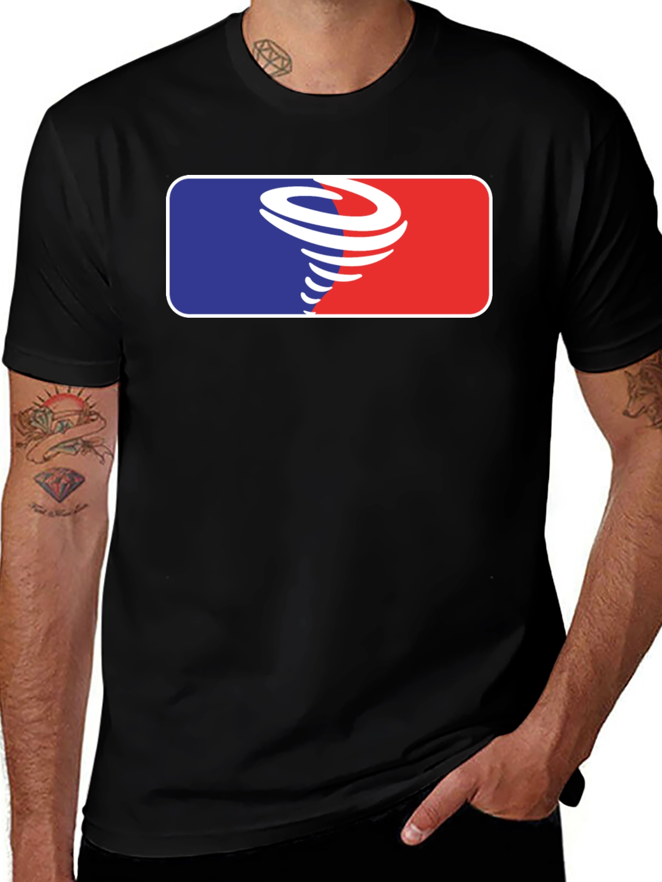 Tornado Graphic Tee - Unique Design