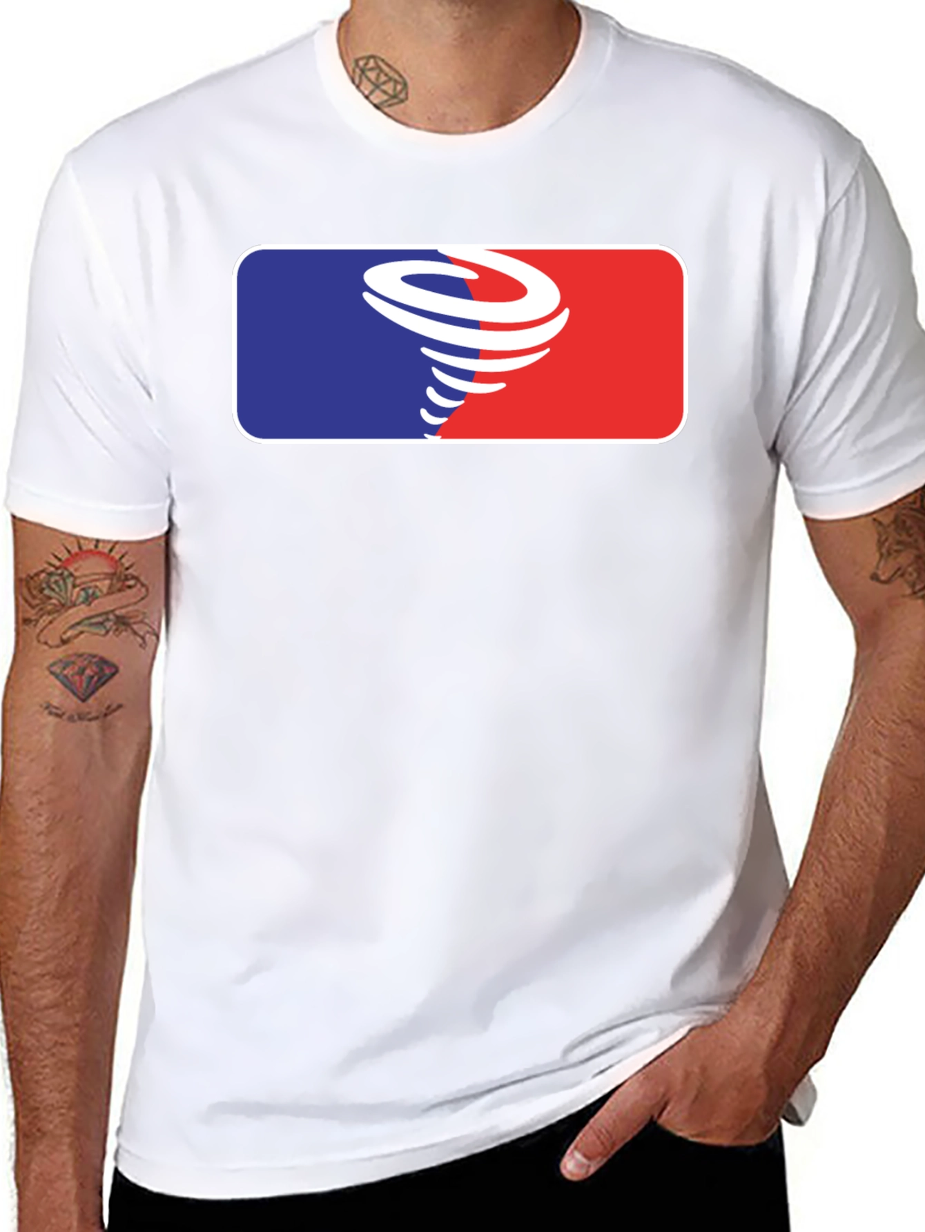 Tornado Graphic Tee - Unique Design