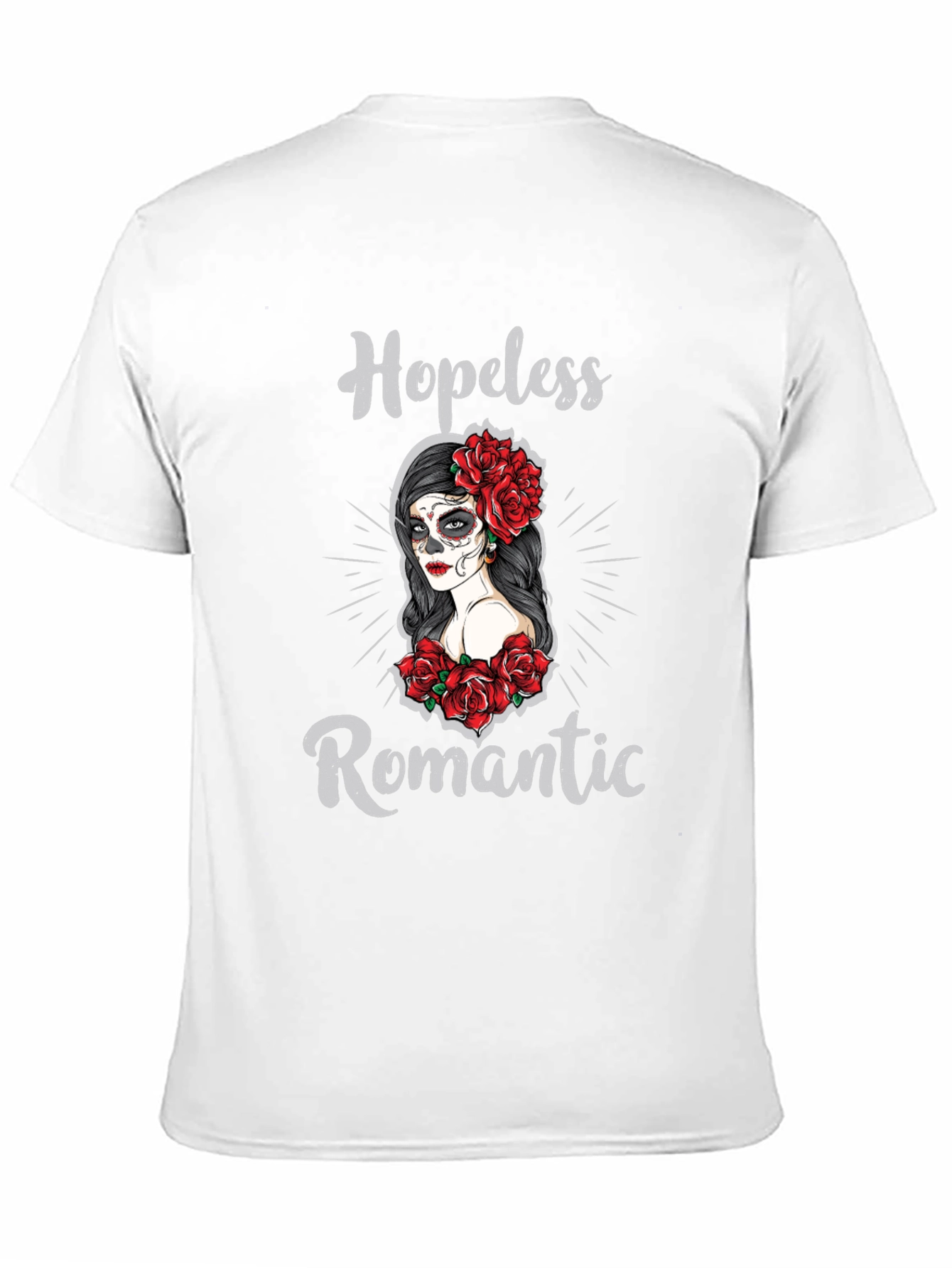 Hopeless Romantic Sugar Skull T-Shirt