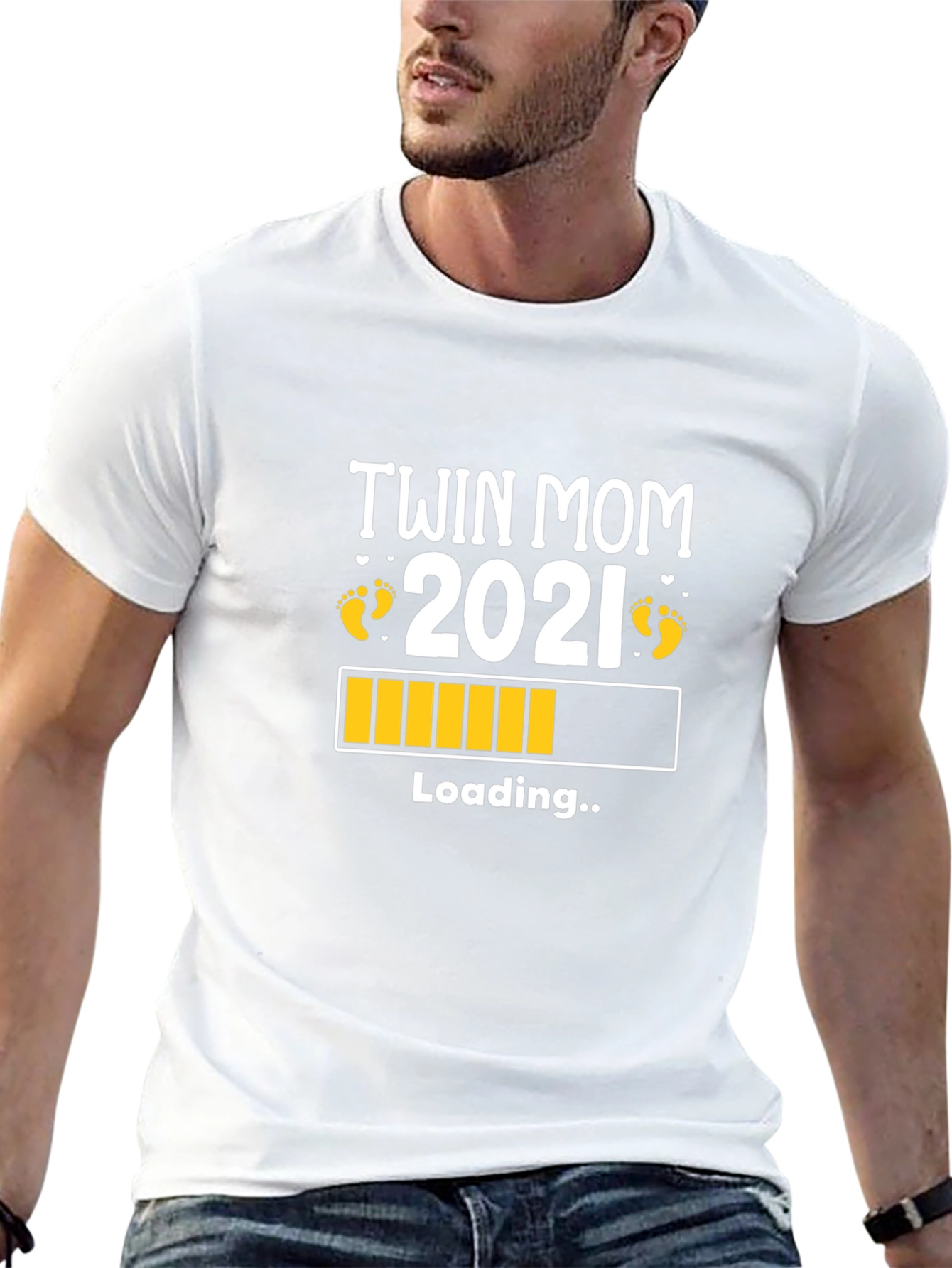 Twin Mom 2021 Loading T-Shirt