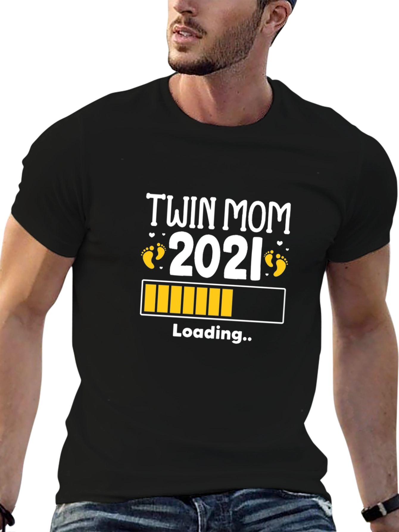 Twin Mom 2021 Loading T-Shirt