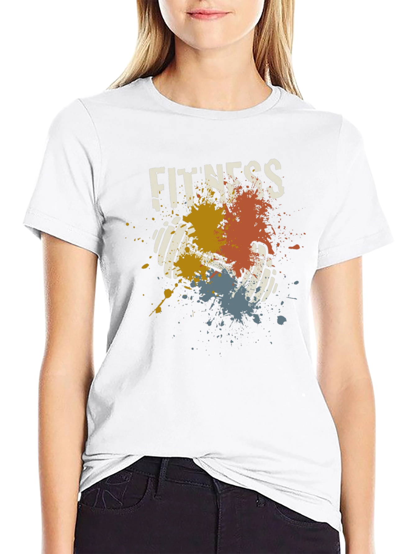 Fitness Dumbbell Graphic T-Shirt