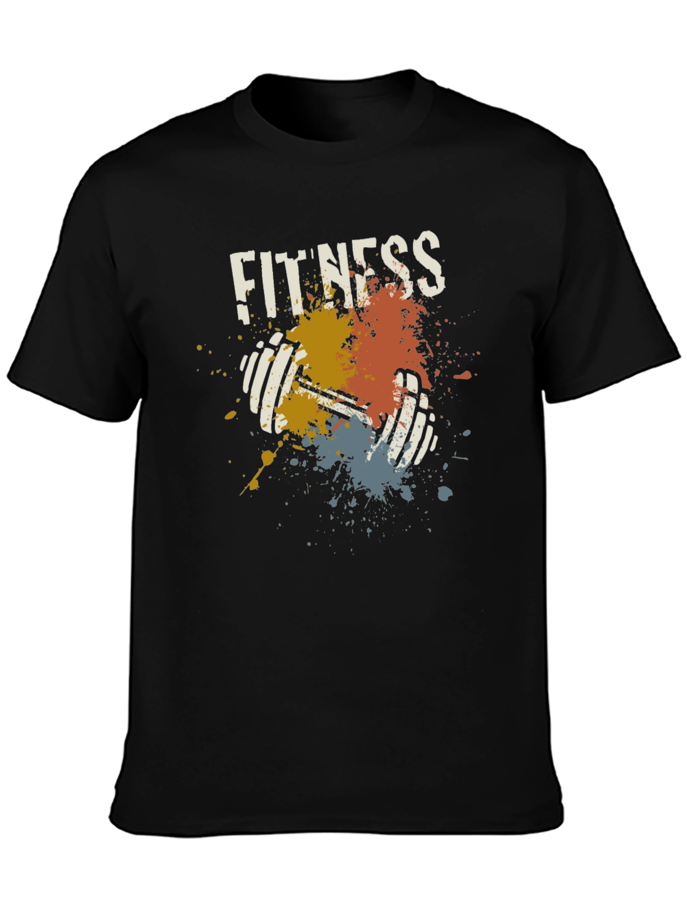 Fitness Dumbbell Graphic T-Shirt