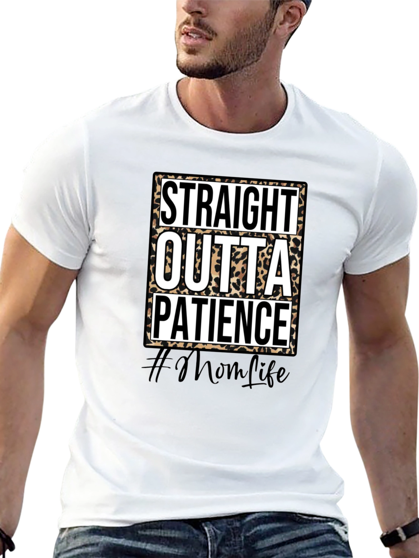 Straight Outta Patience Graphic Tee - #MomLife