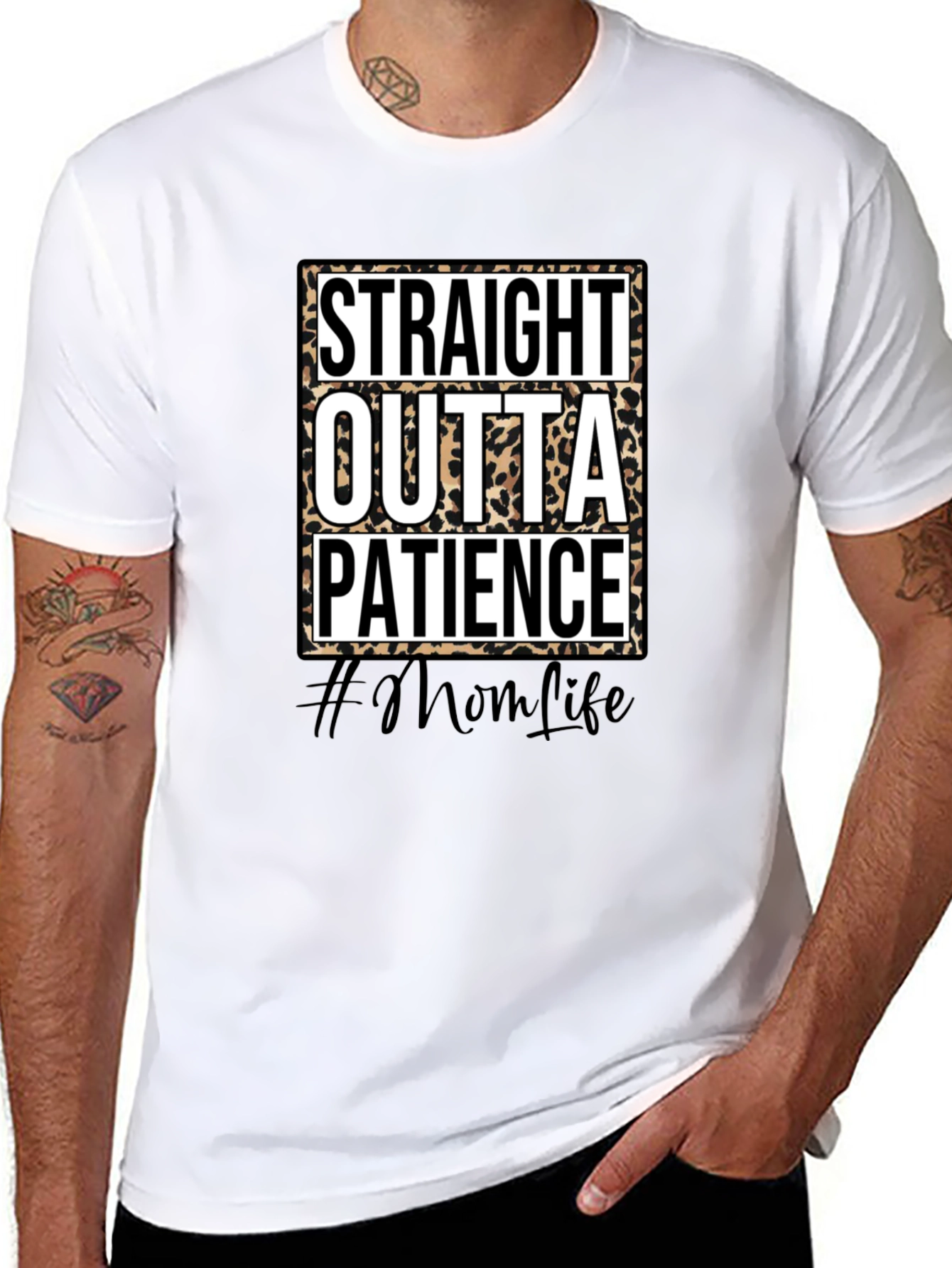 Straight Outta Patience Graphic Tee - #MomLife