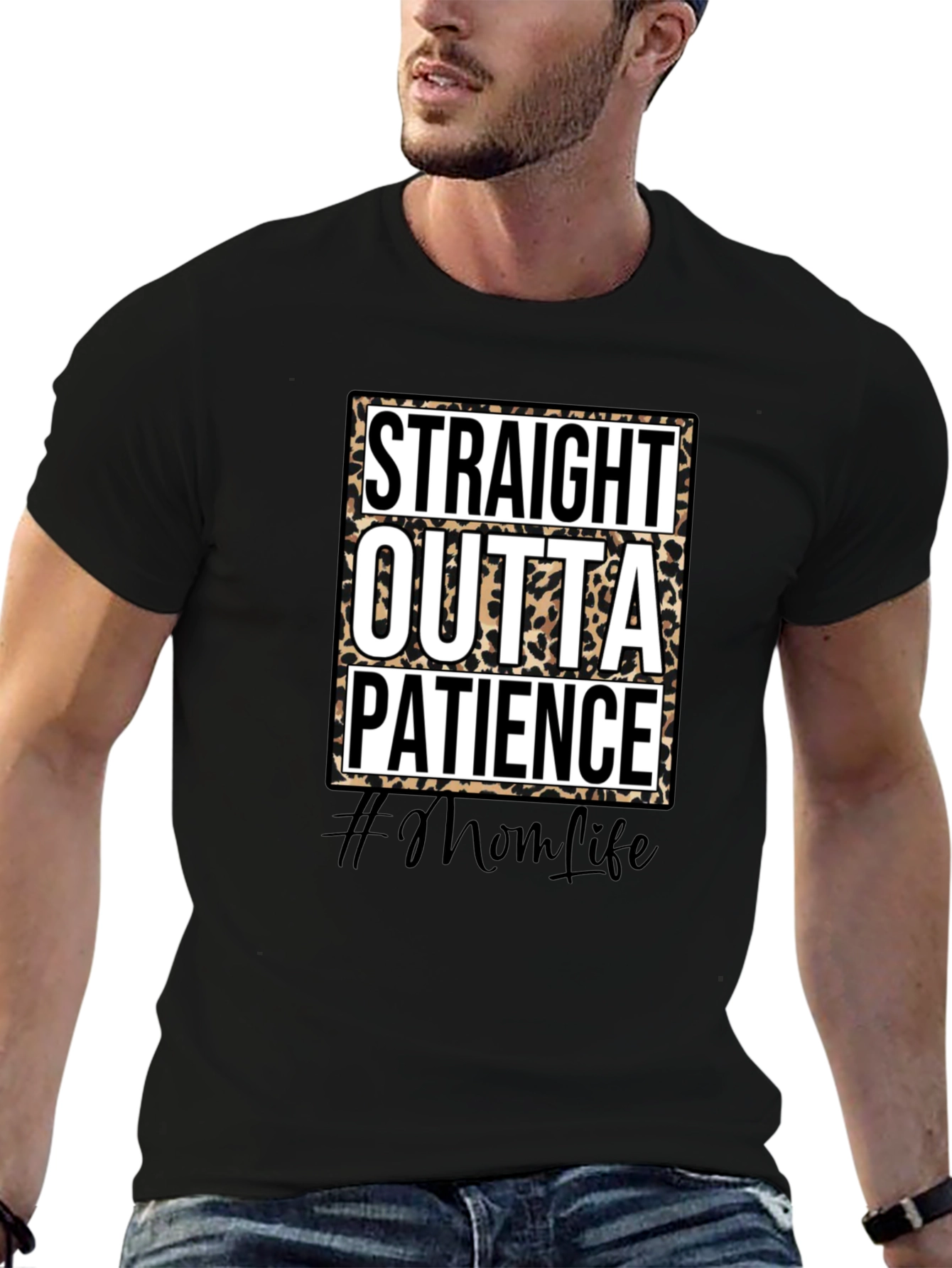 Straight Outta Patience Graphic Tee - #MomLife