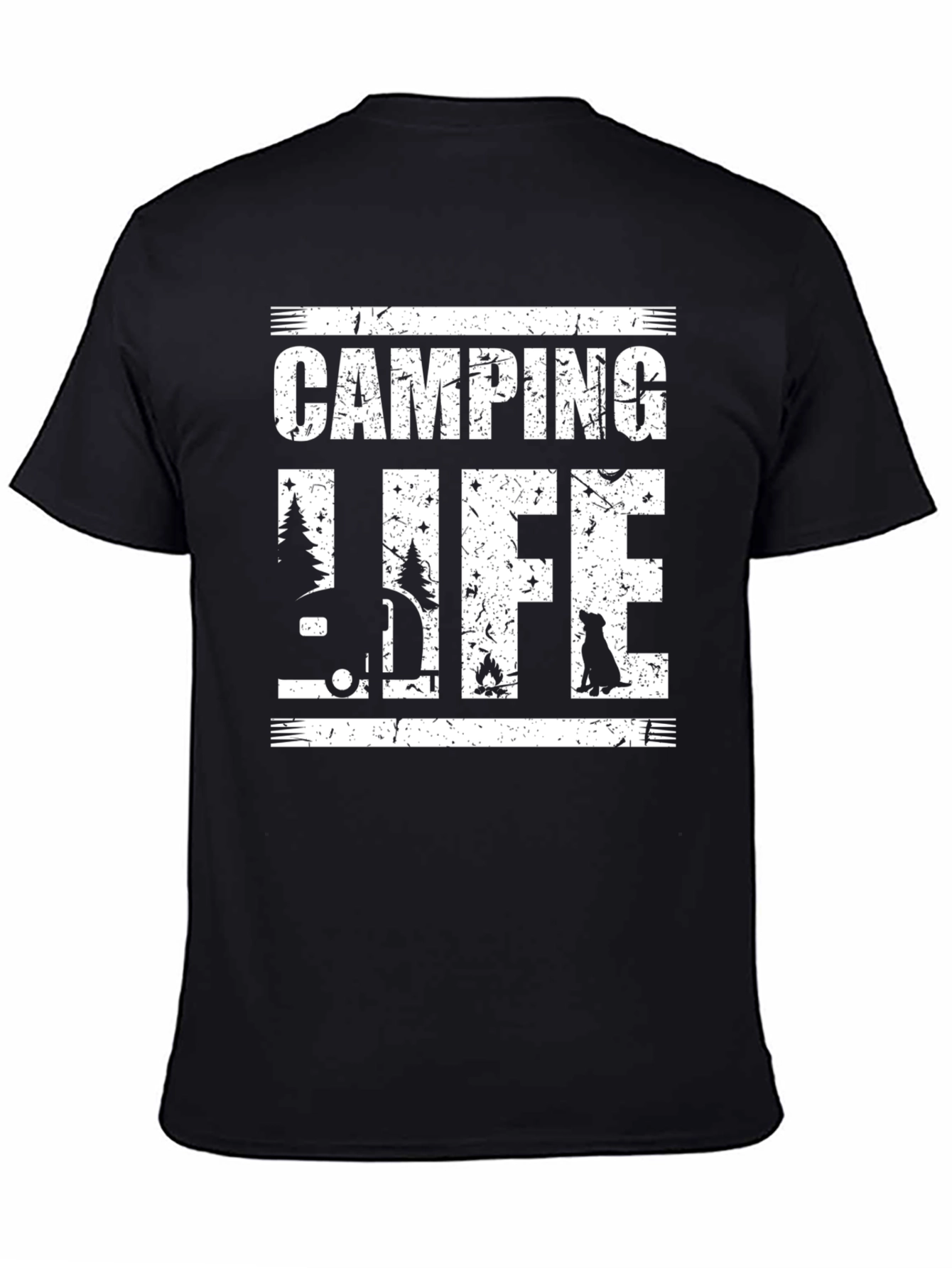 Camping Life Black T-Shirt