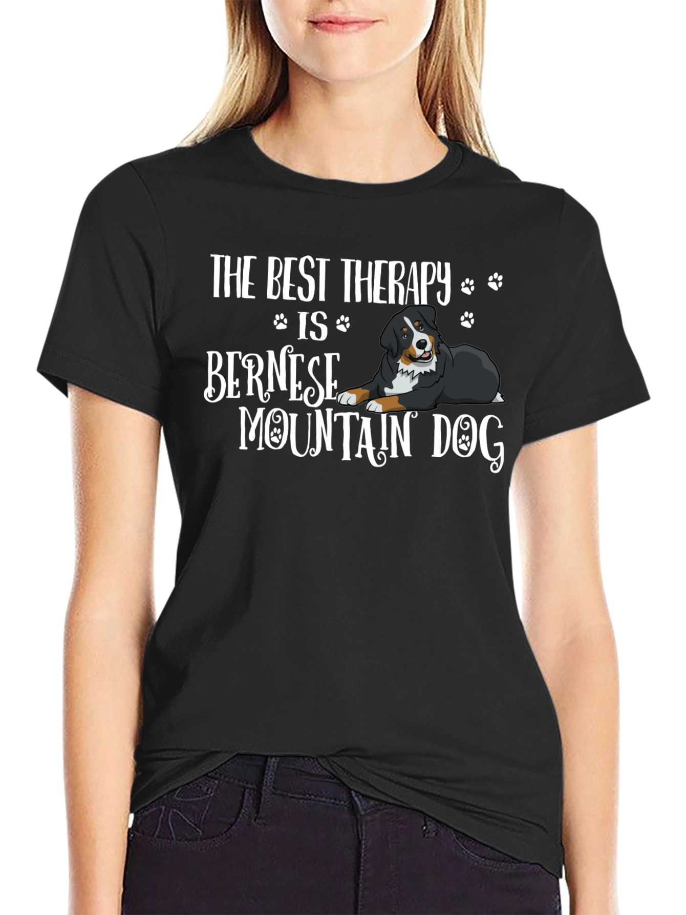 Bernese Mountain Dog Therapy T-Shirt