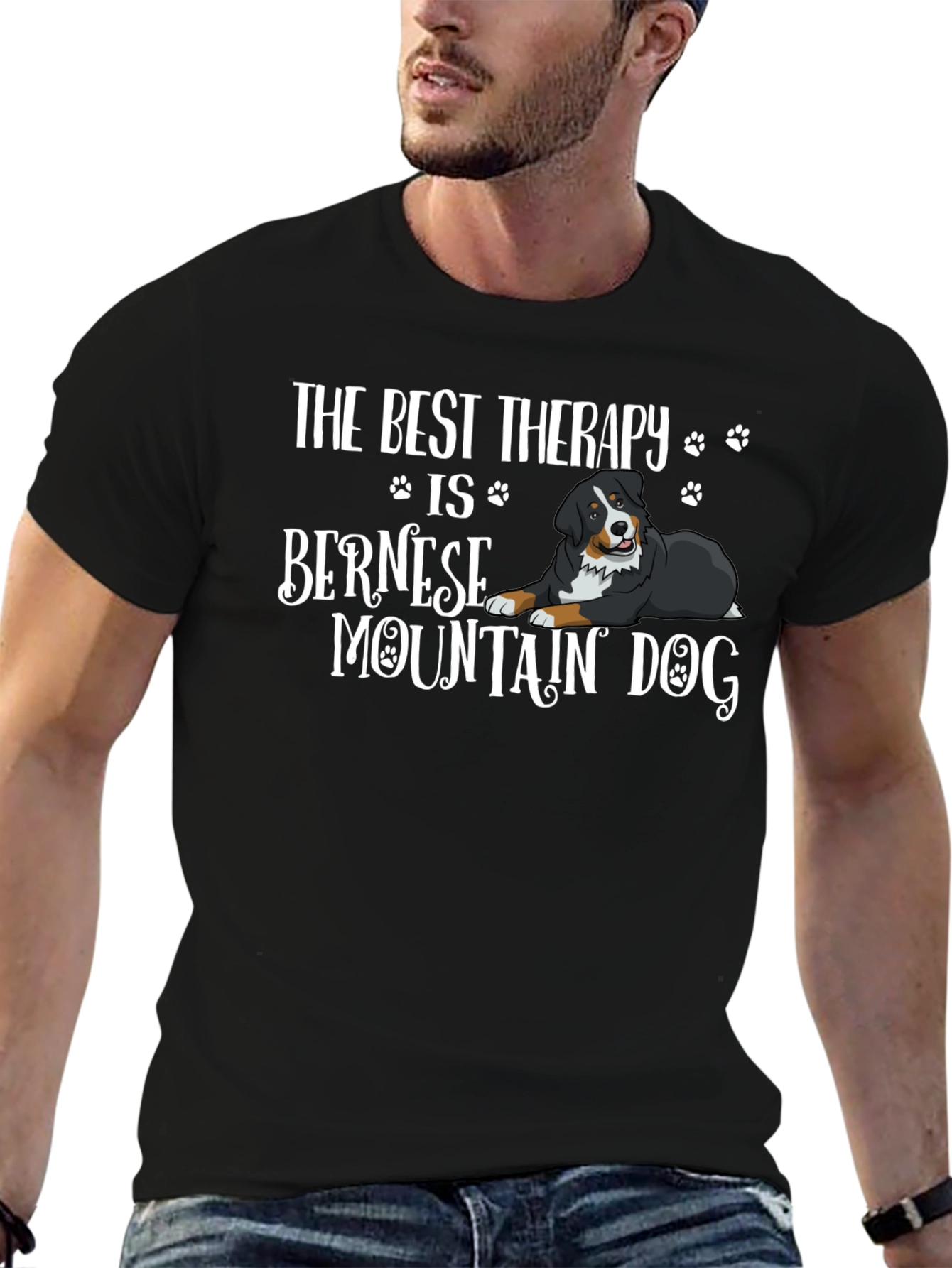 Bernese Mountain Dog Therapy T-Shirt