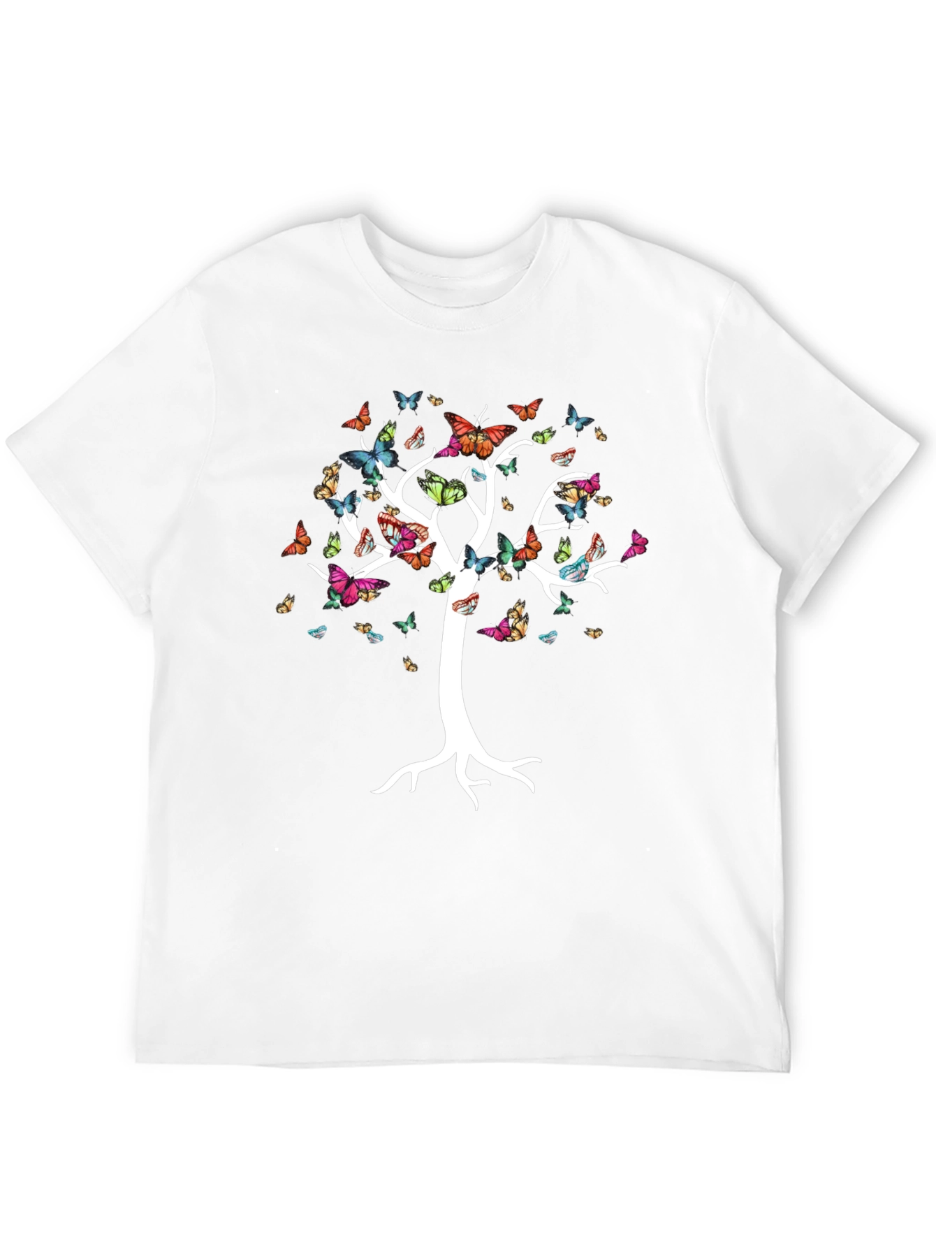 Butterfly Tree Graphic Tee - Black