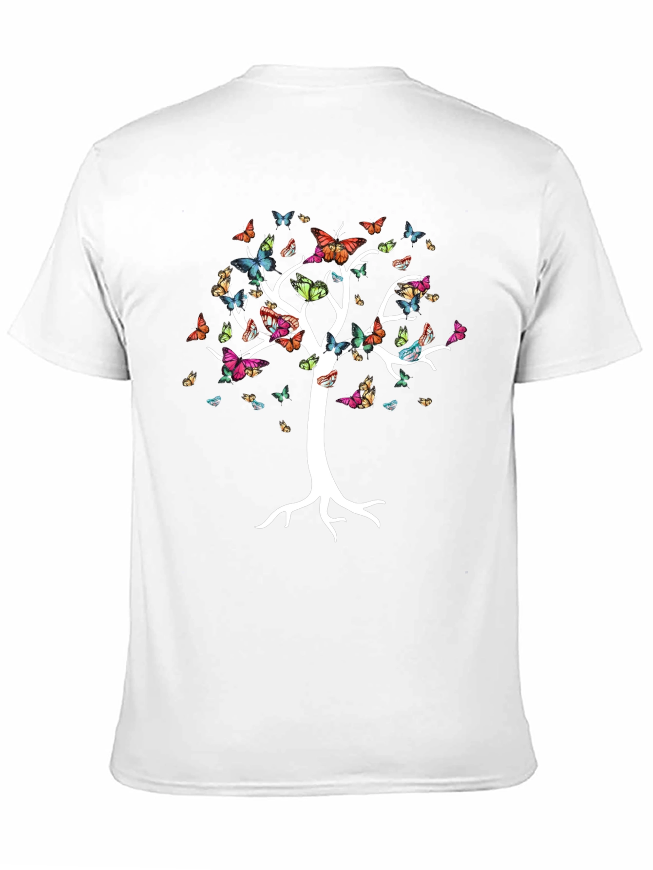 Butterfly Tree Graphic Tee - Black