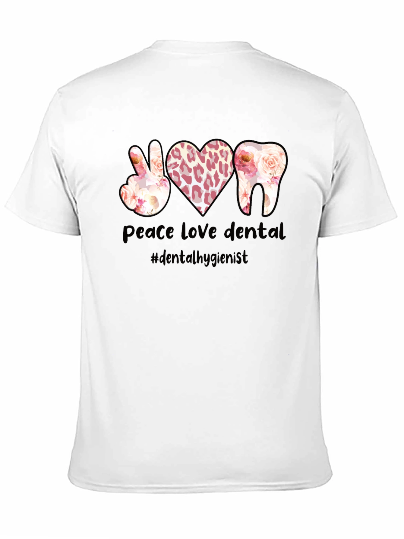Peace Love Dental T-Shirt Dental Hygienist Tee