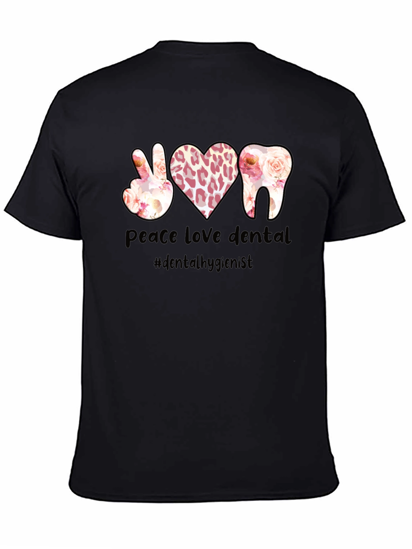 Peace Love Dental T-Shirt Dental Hygienist Tee