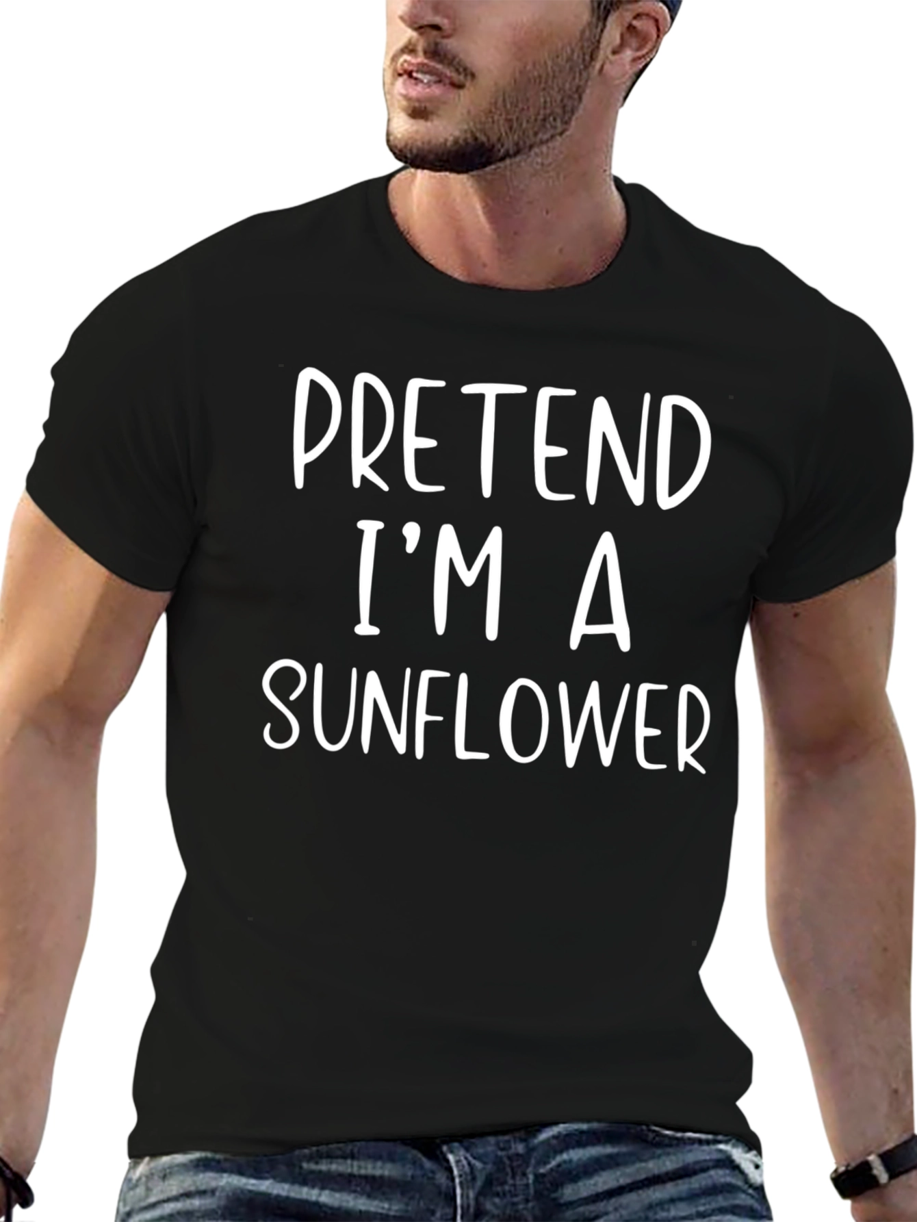 Pretend Im a Sunflower Graphic Tee
