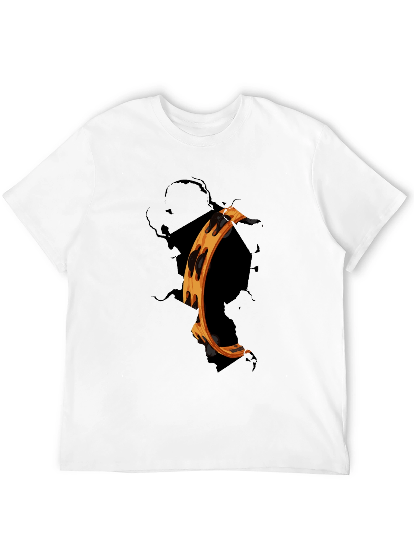 Ripped Tambourine Graphic T-Shirt
