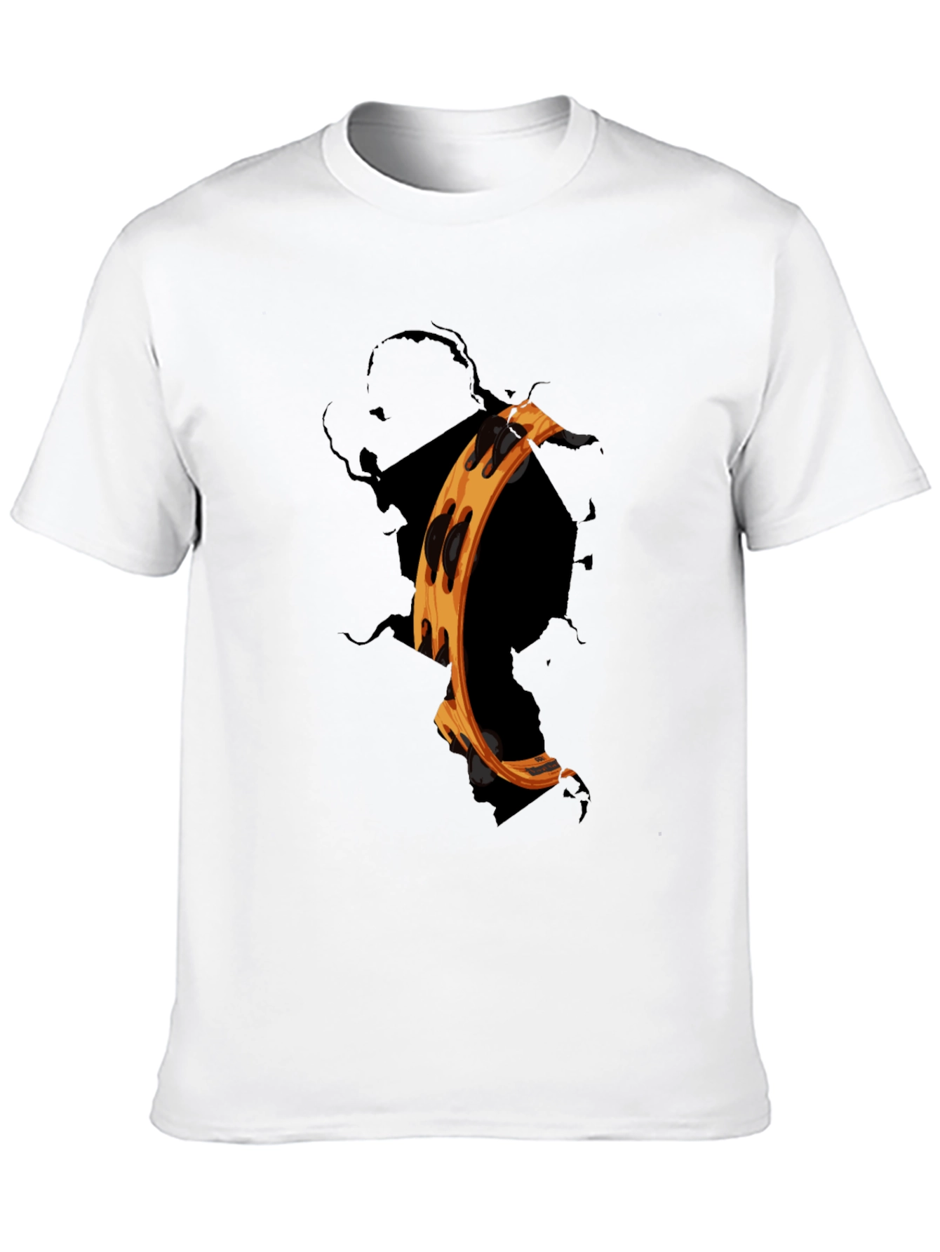 Ripped Tambourine Graphic T-Shirt