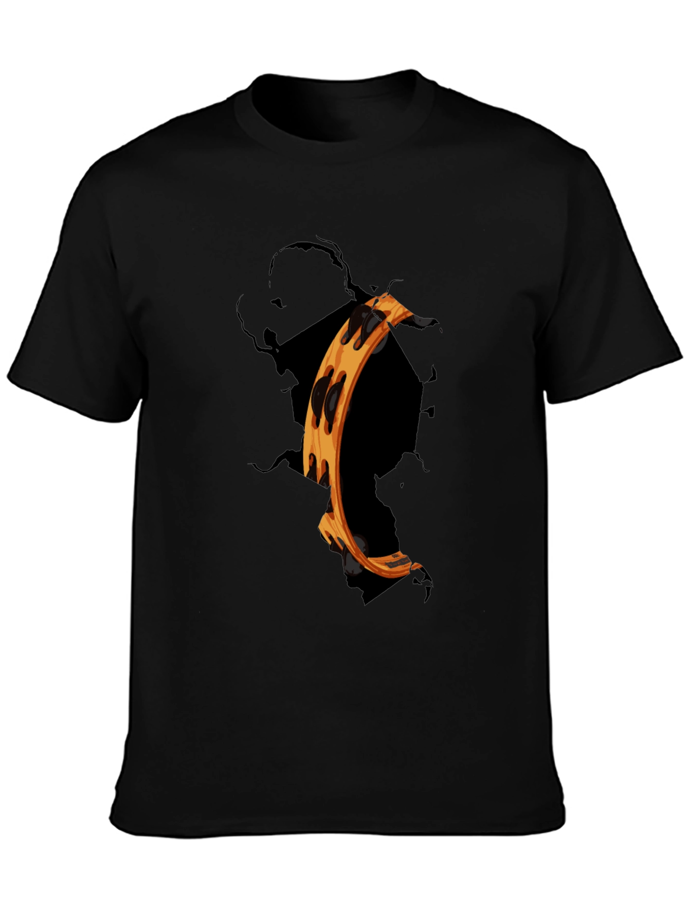 Ripped Tambourine Graphic T-Shirt