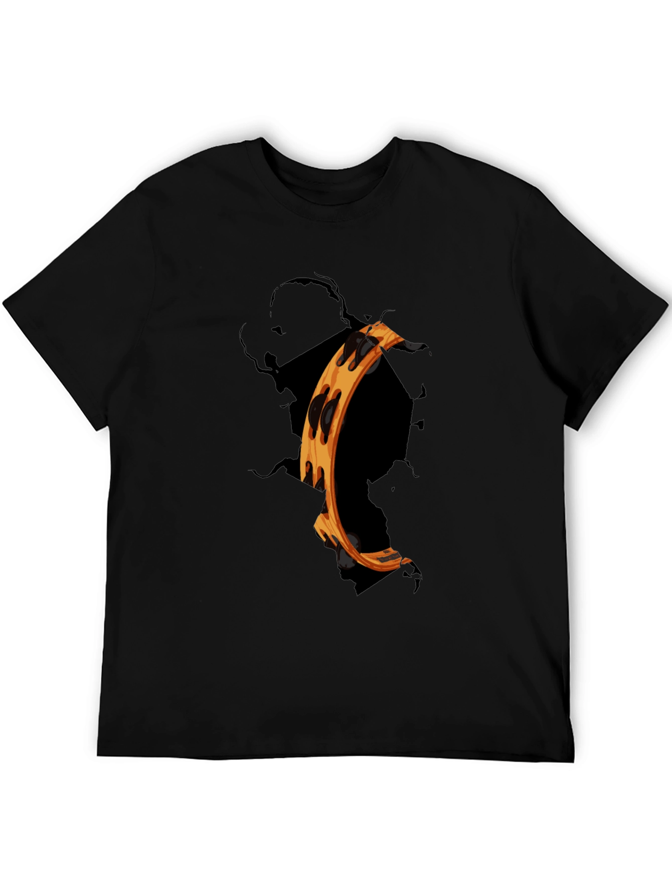 Ripped Tambourine Graphic T-Shirt