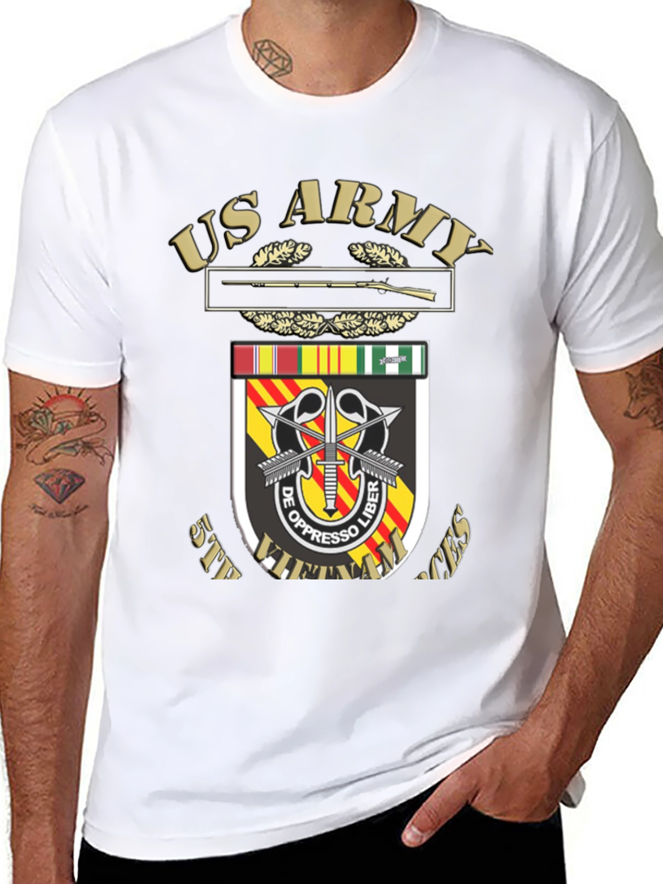 US Army 5th Special Forces Vietnam T-Shirt