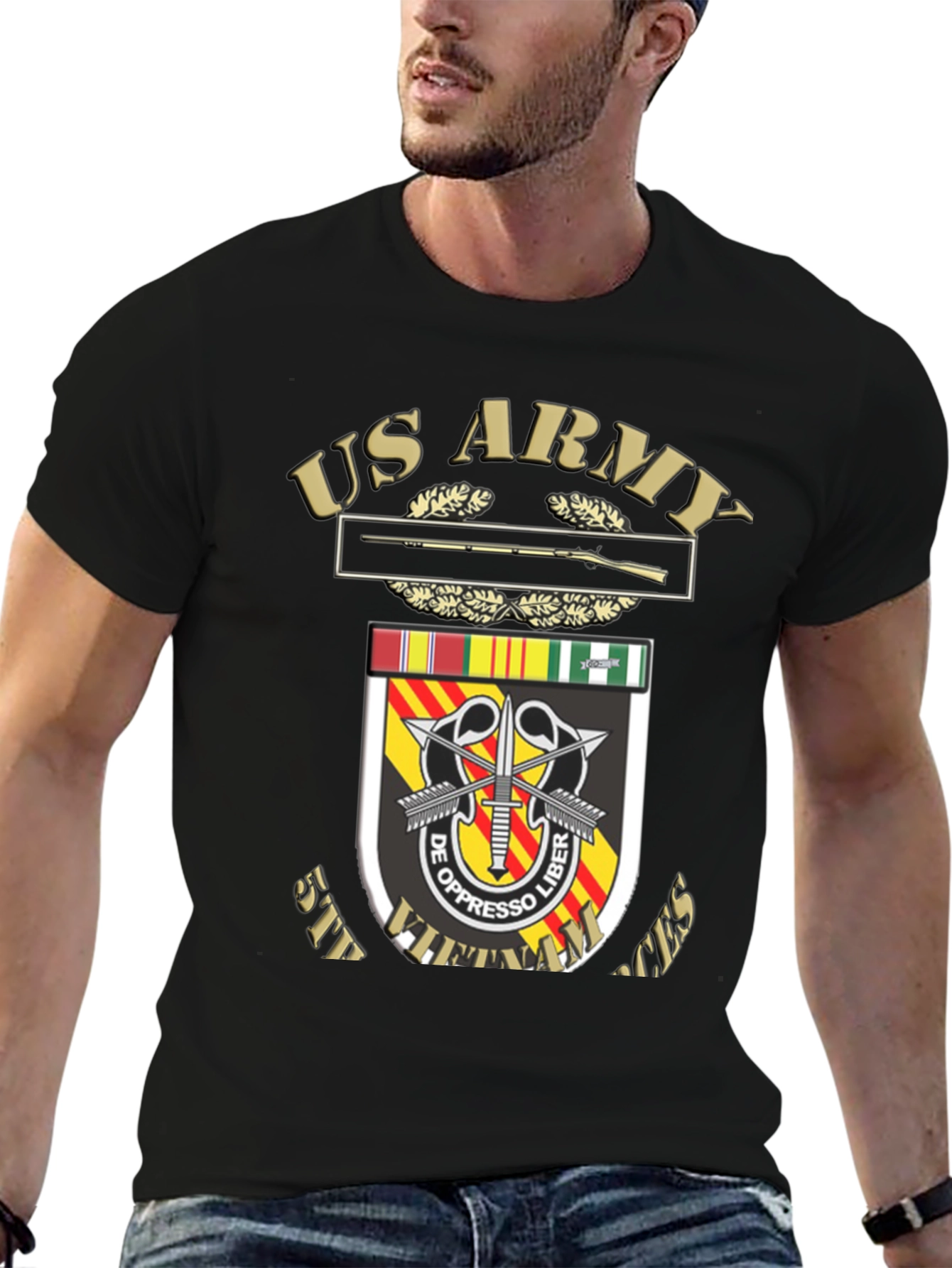 US Army 5th Special Forces Vietnam T-Shirt
