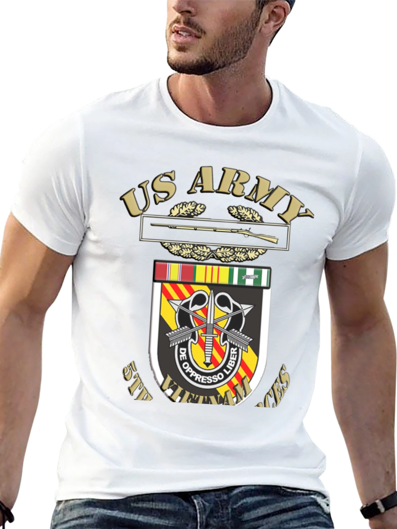 US Army 5th Special Forces Vietnam T-Shirt
