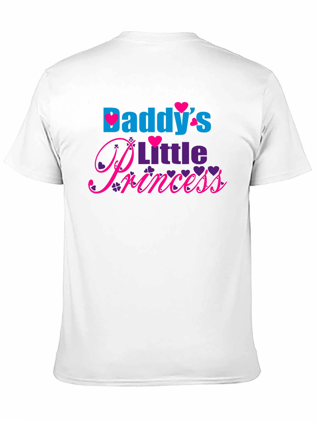 Daddys Little Princess Black T-Shirt