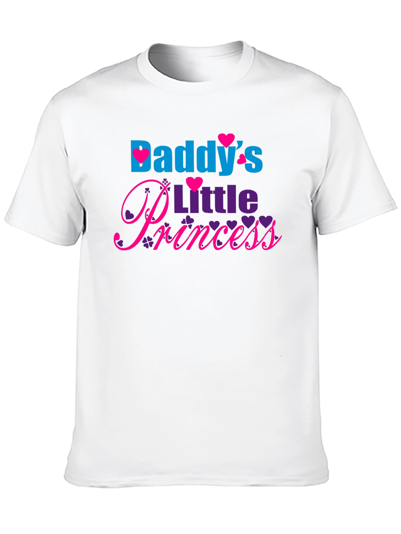 Daddys Little Princess Black T-Shirt