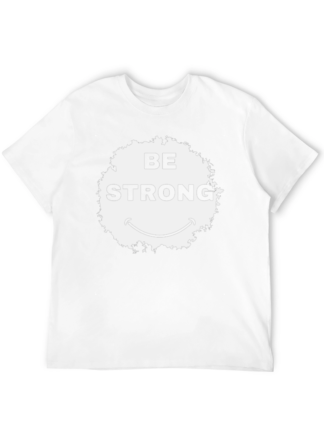 Be Strong Graphic Tee - Black Casual T-Shirt