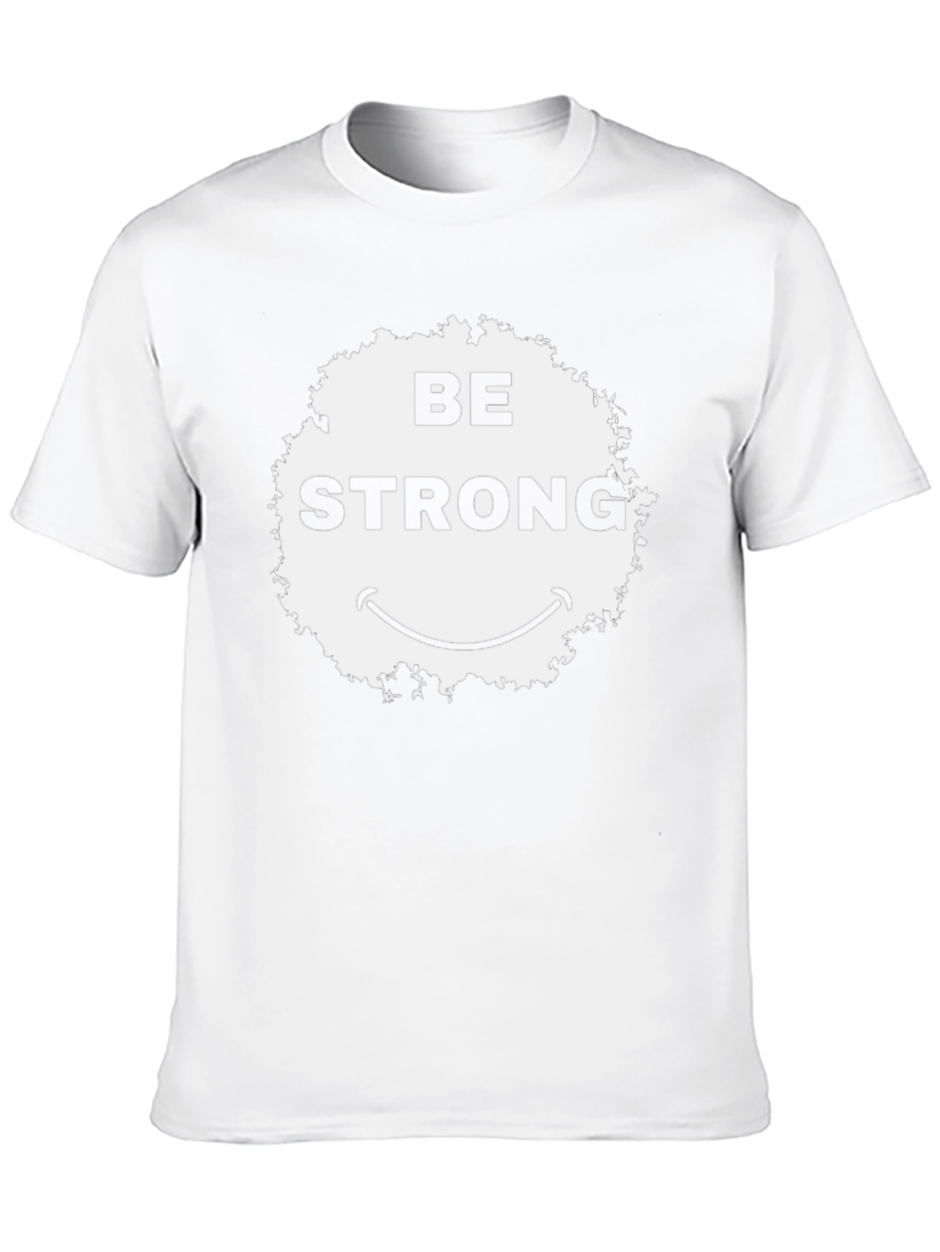 Be Strong Graphic Tee - Black Casual T-Shirt