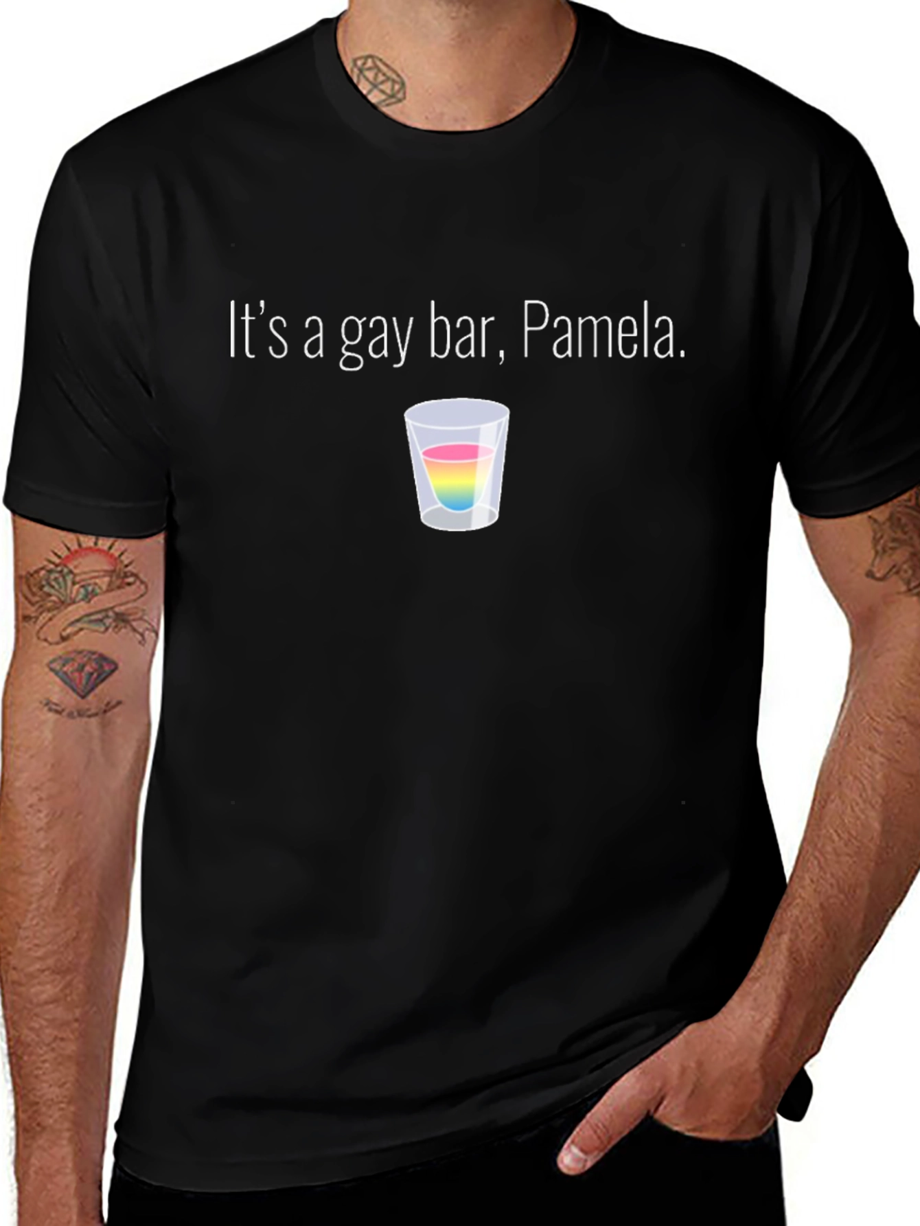 Its a Gay Bar Pamela Pride T-Shirt