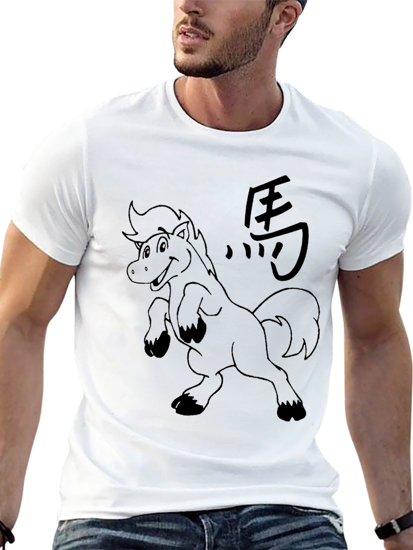 Black Horse Tee