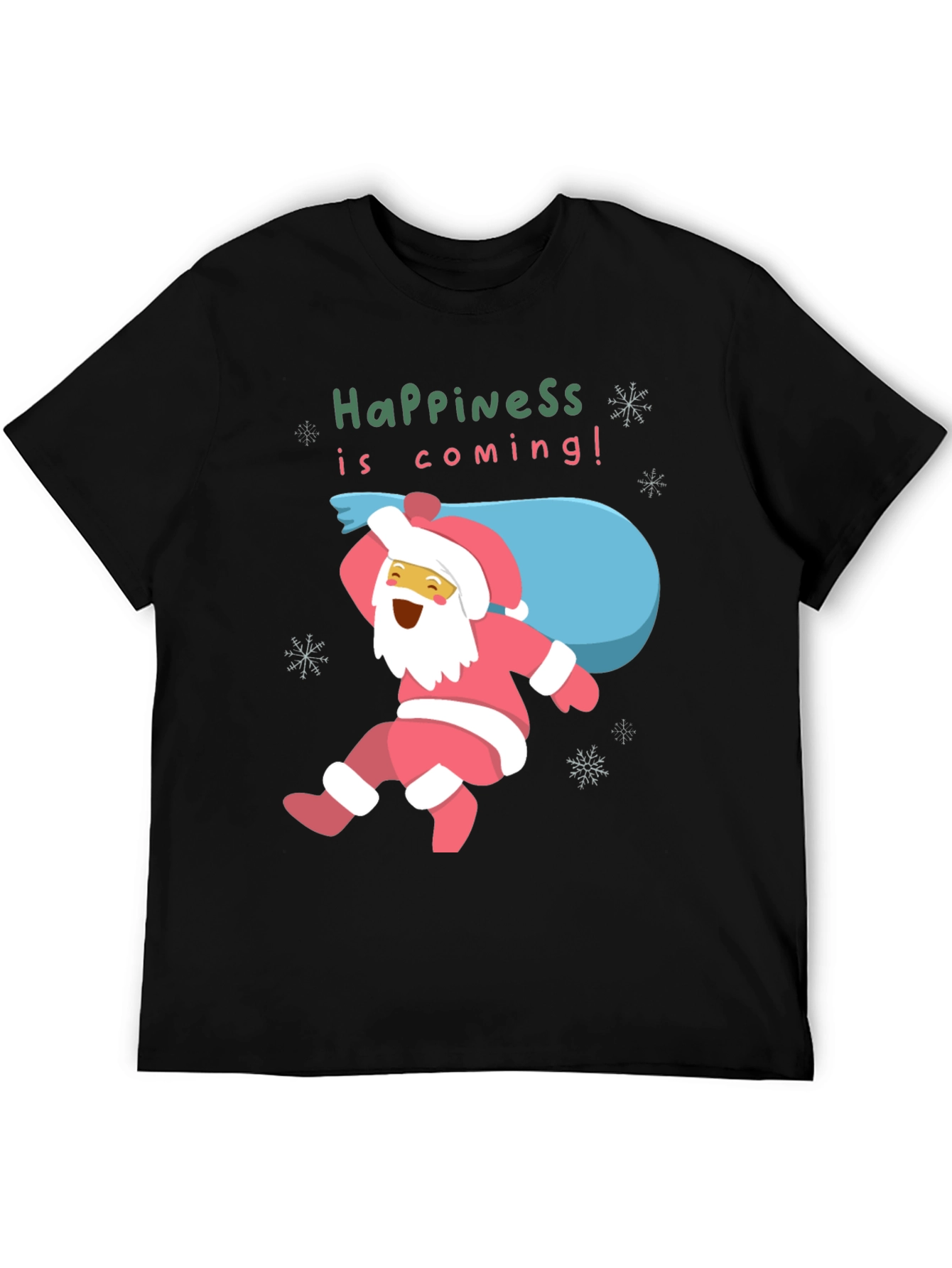 Happiness Is Coming! Santa T-Shirt