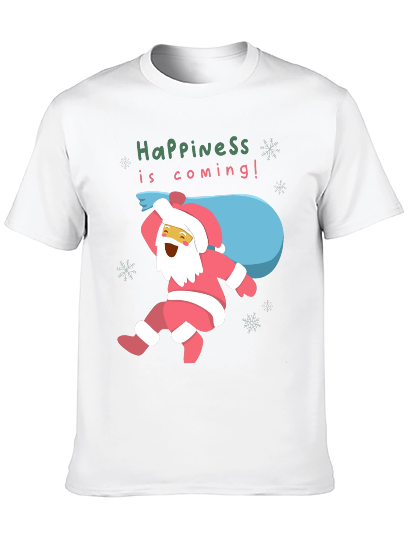 Happiness Is Coming! Santa T-Shirt