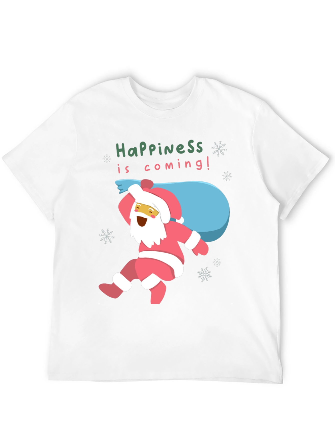Happiness Is Coming! Santa T-Shirt