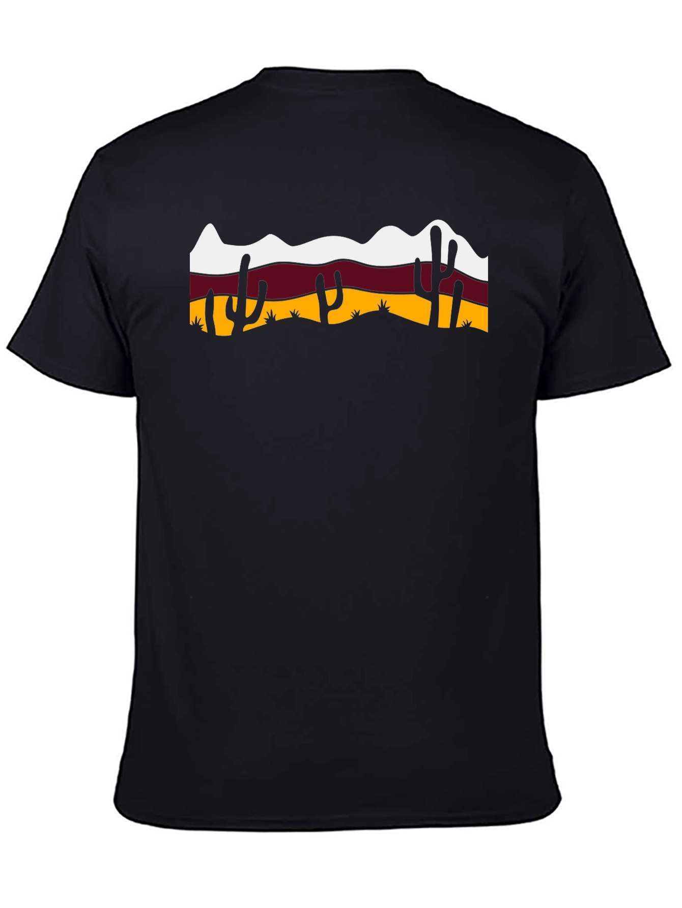 Desert Scene Graphic Tee - Black T-Shirt