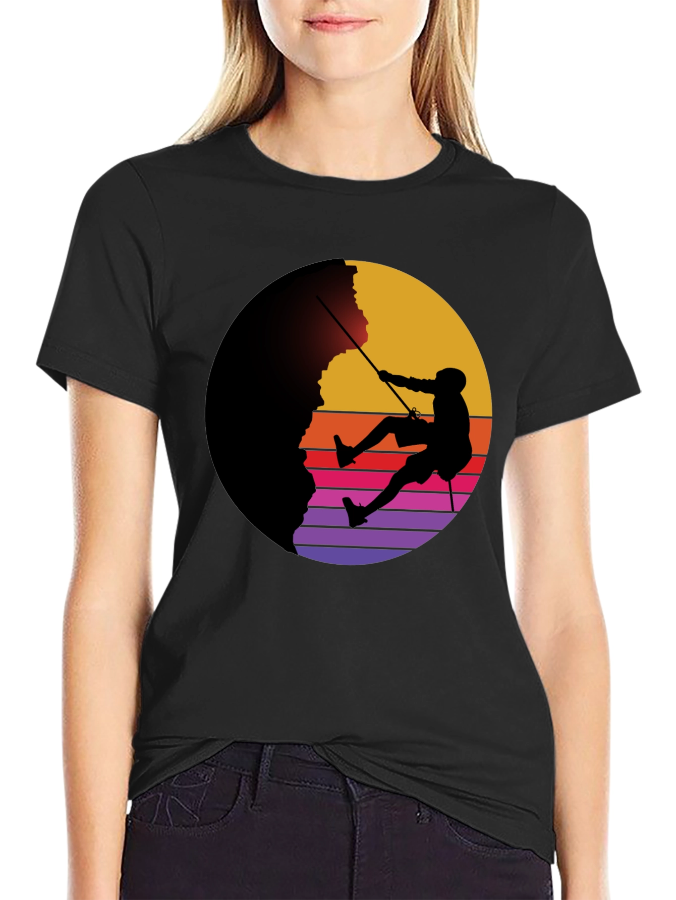 Climbing Silhouette Graphic Tee
