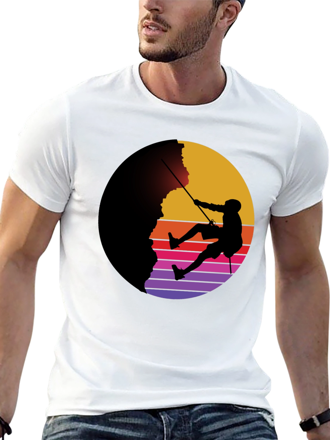 Climbing Silhouette Graphic Tee