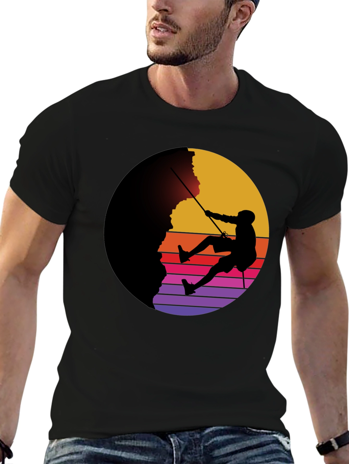 Climbing Silhouette Graphic Tee