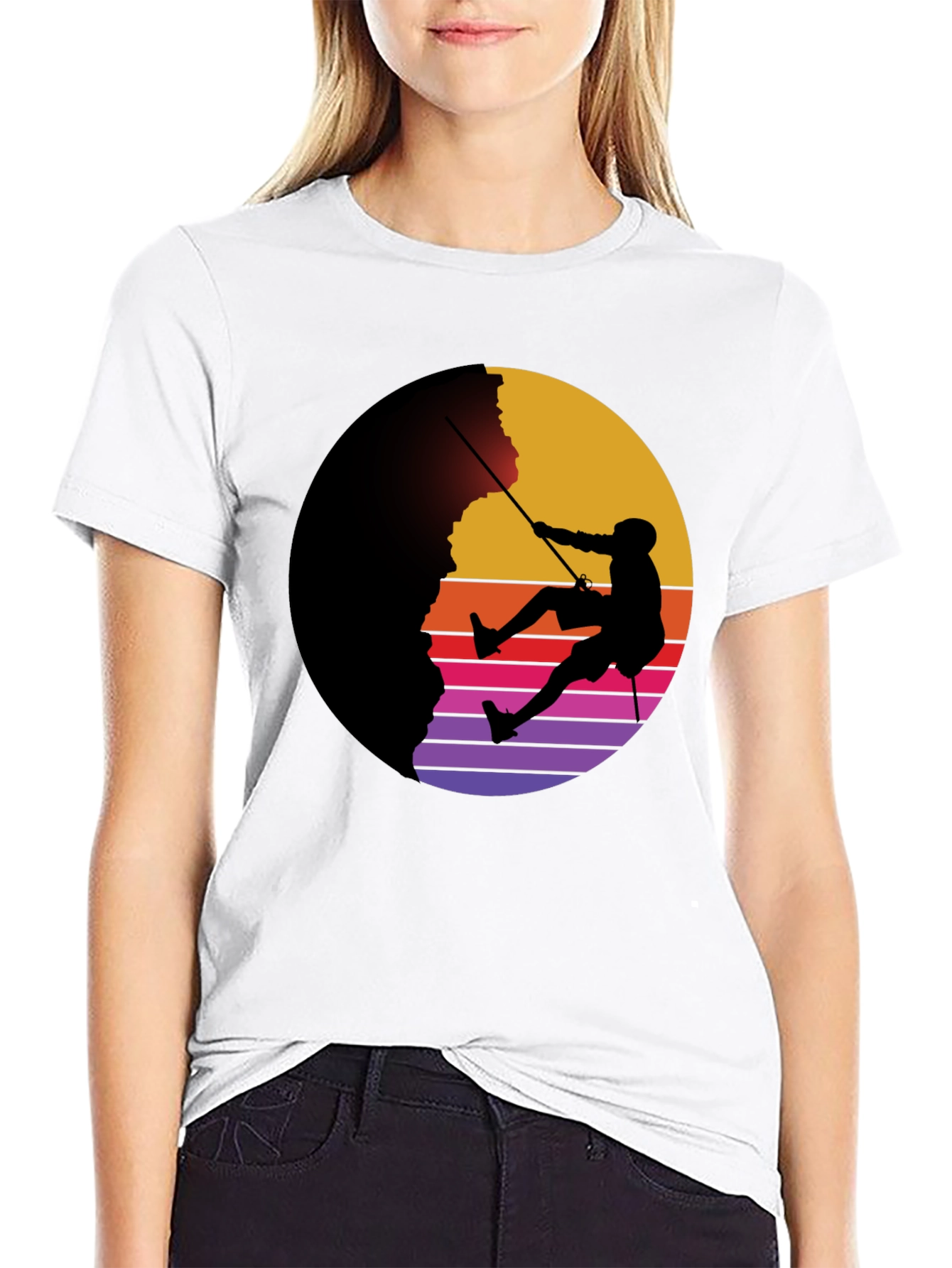 Climbing Silhouette Graphic Tee
