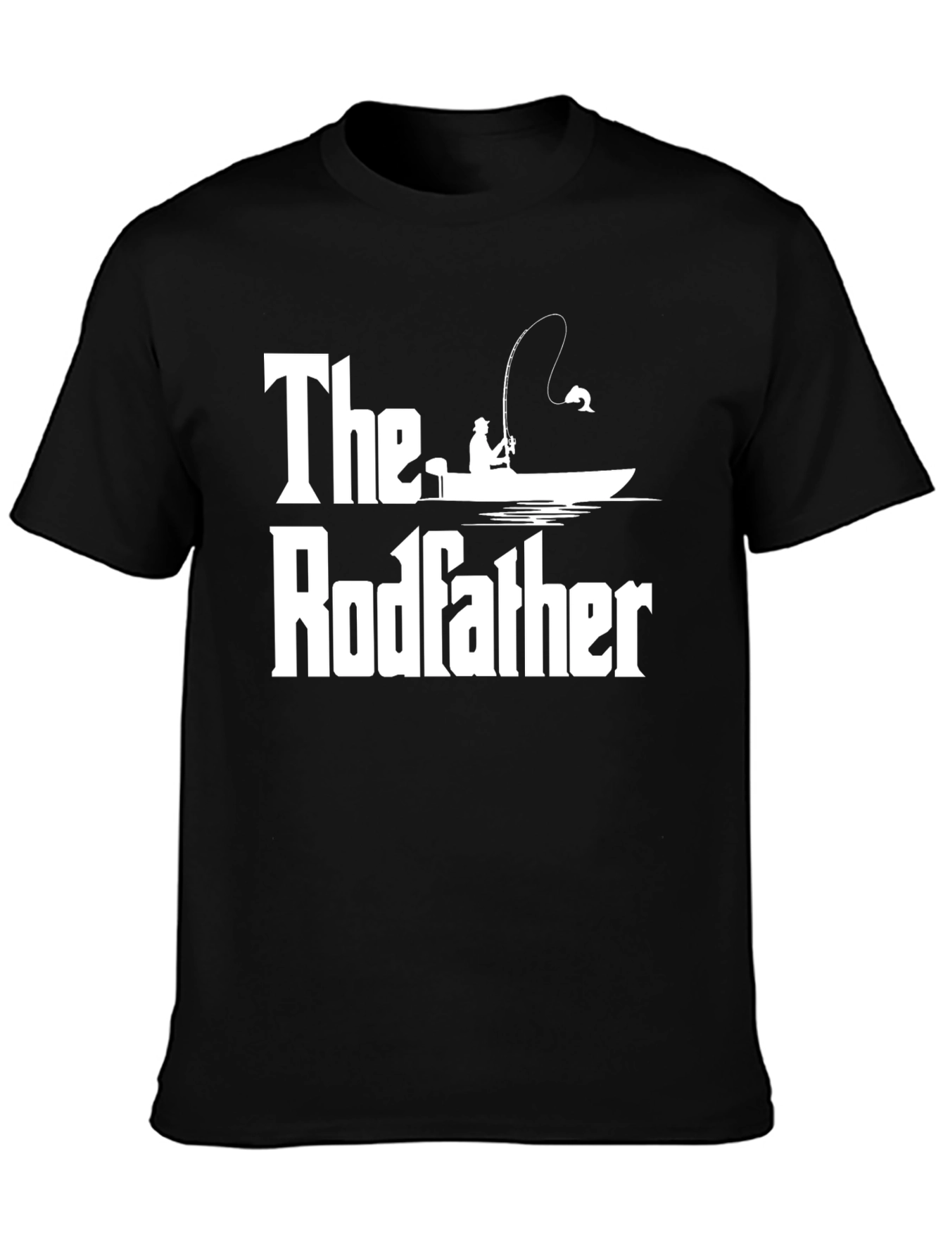 The Rodfather Fishing T-Shirt - Funny Fisherman Tee